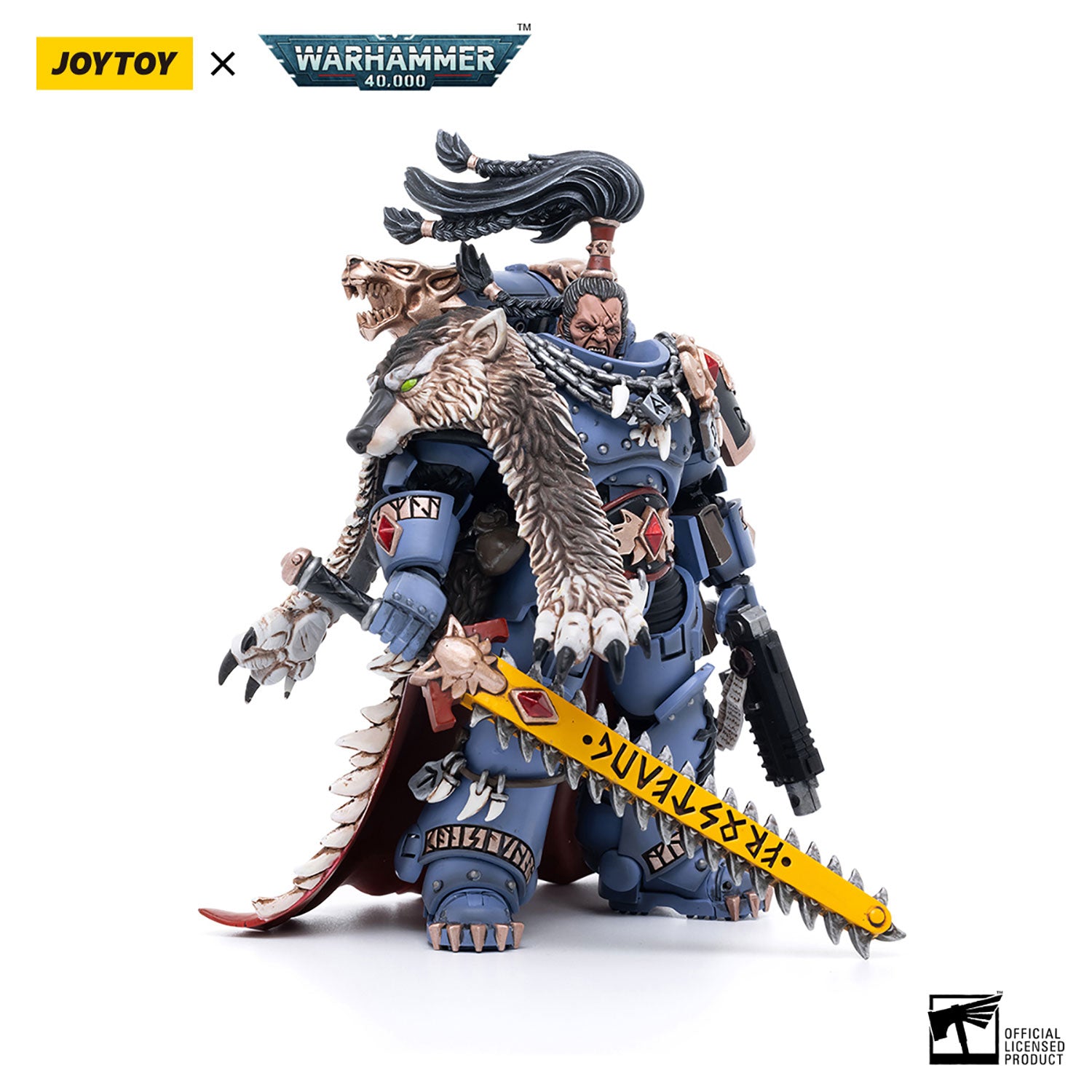 JOYTOY Warhammer 40K Space Wolves Ragnar Blackmane figure