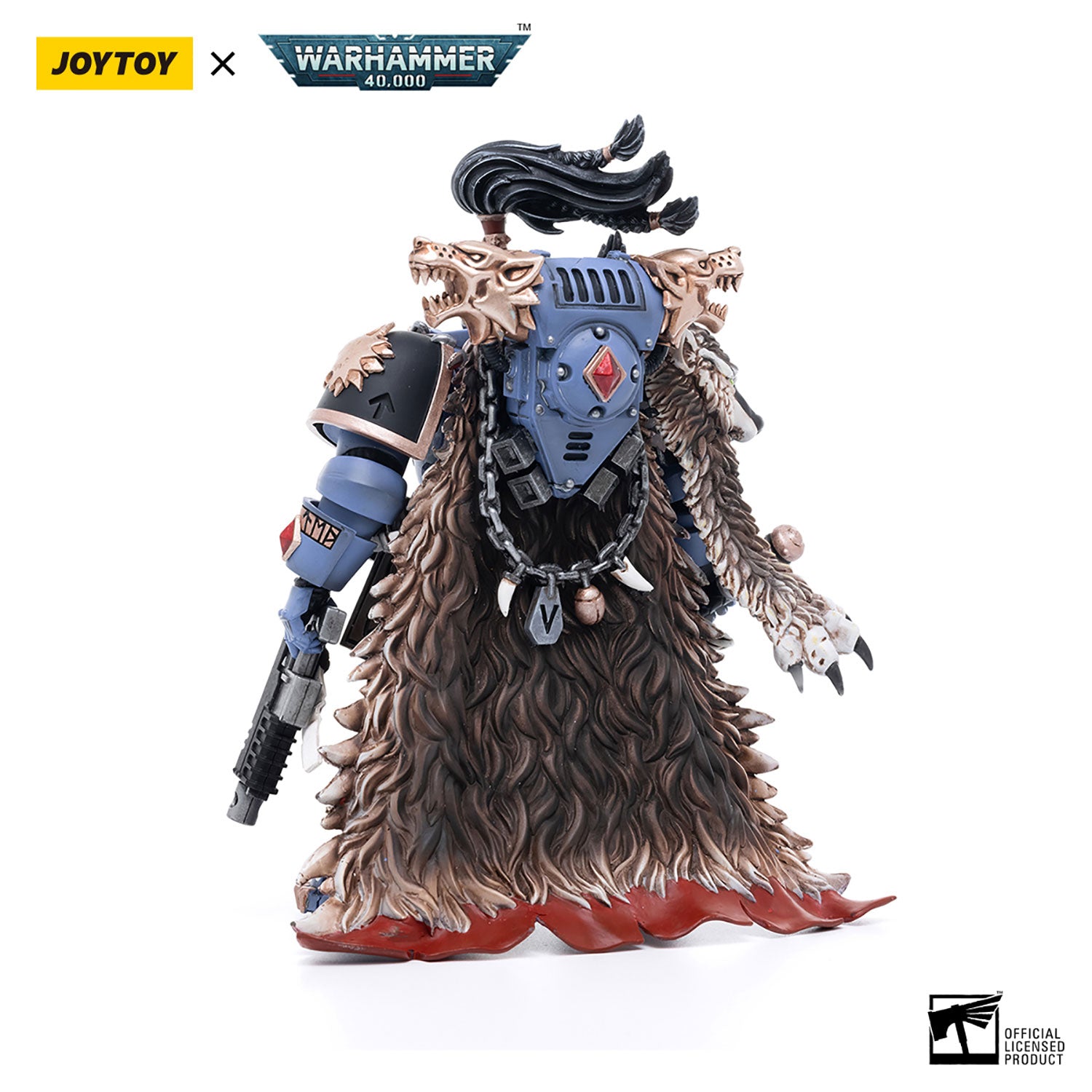 JOYTOY Warhammer 40K Space Wolves Ragnar Blackmane figure