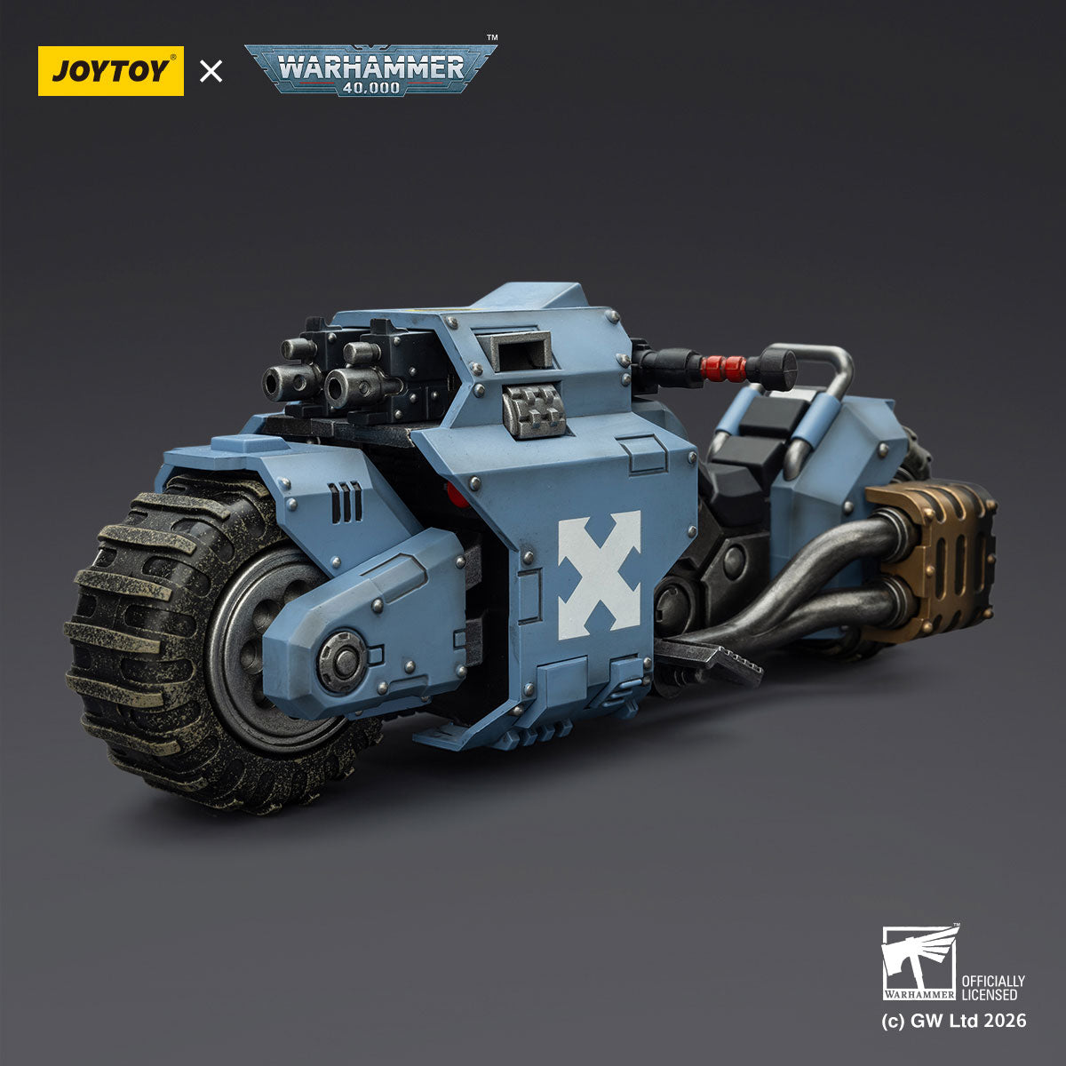 JOYTOY Warhammer 40K Space Wolves Raider-pattern Combat Bike figure