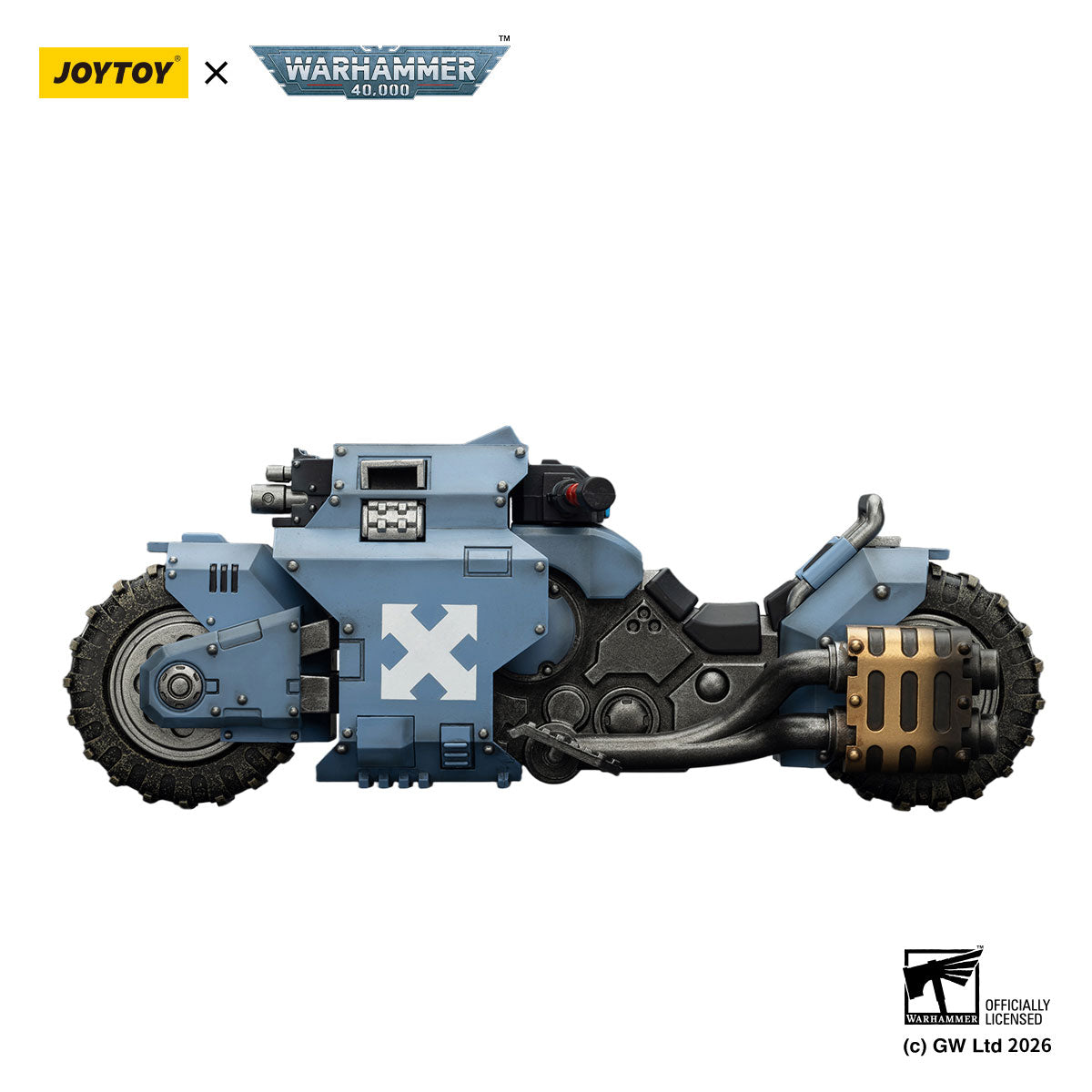 JOYTOY Warhammer 40K Space Wolves Raider-pattern Combat Bike figure
