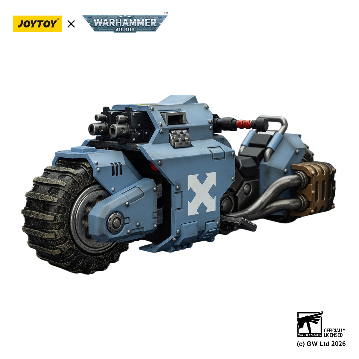 JOYTOY Warhammer 40K Space Wolves Raider-pattern Combat Bike figure