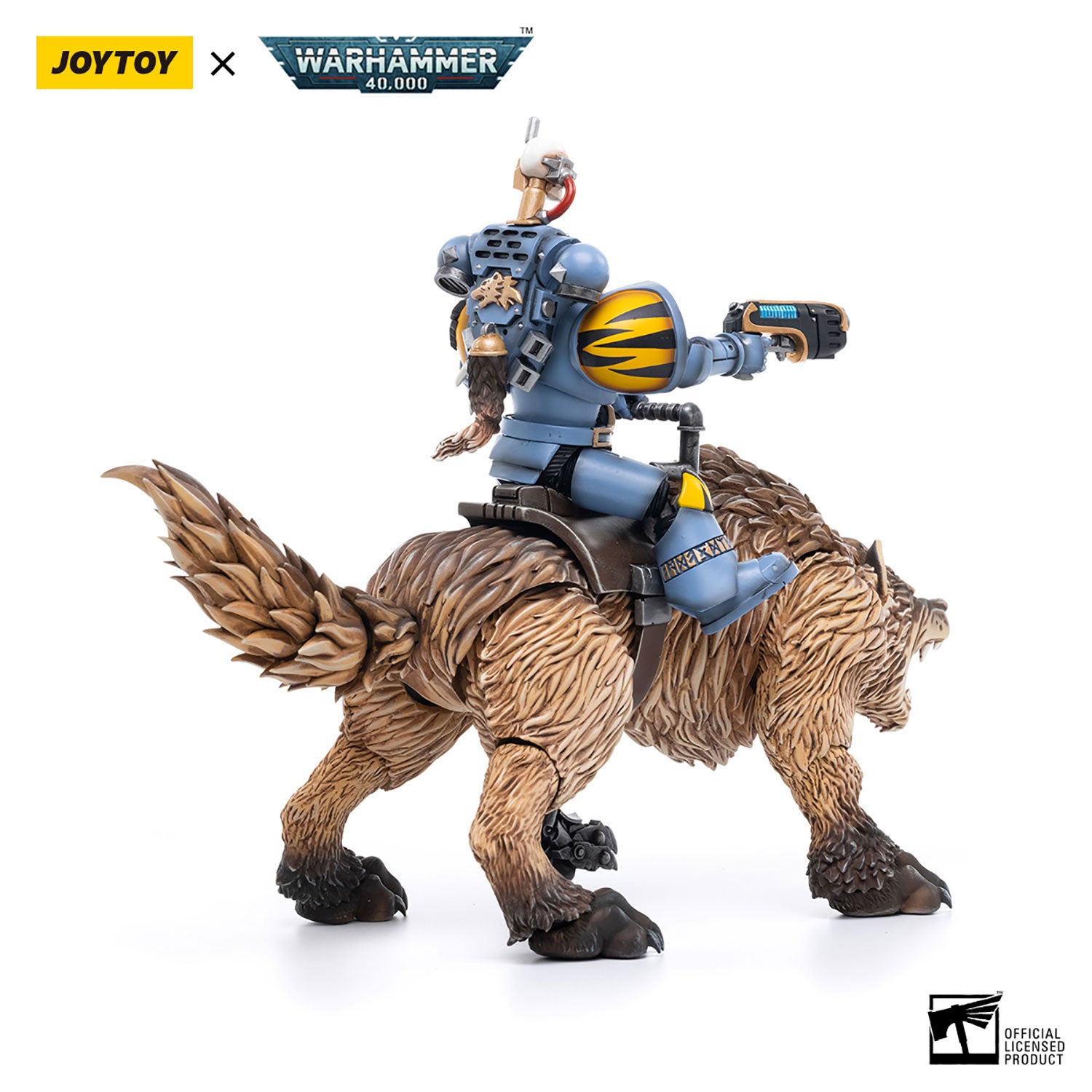 JOYTOY Warhammer 40K Space Wolves Thunderwolf Cavalry Bjane figure