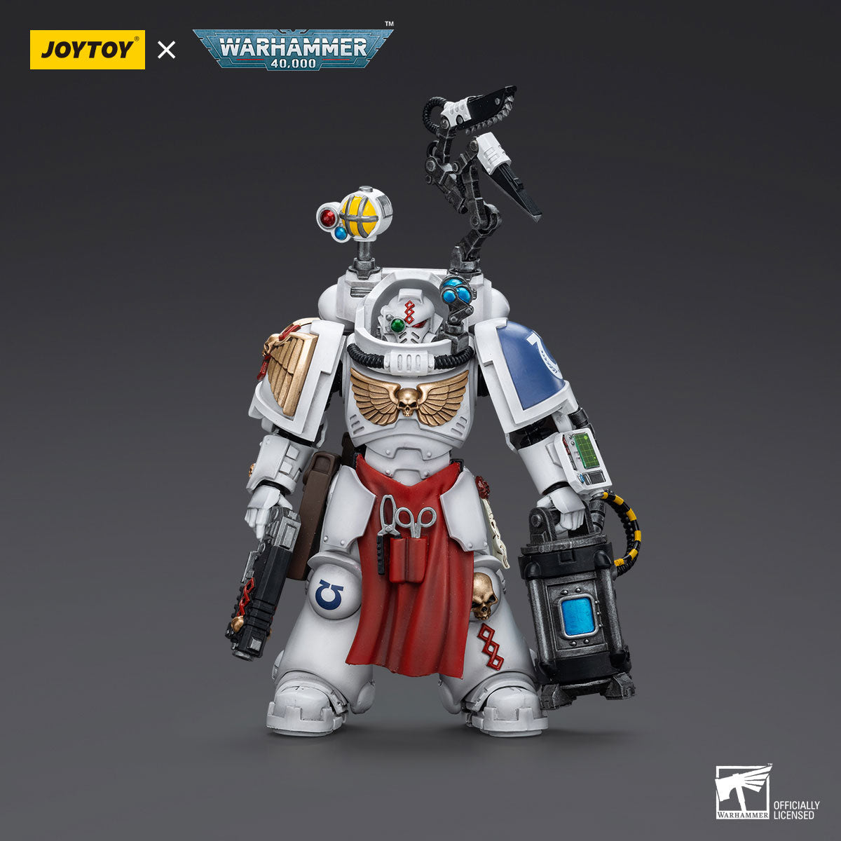 JOYTOY Warhammer 40K Ultramarines Apothecary Biologis figure