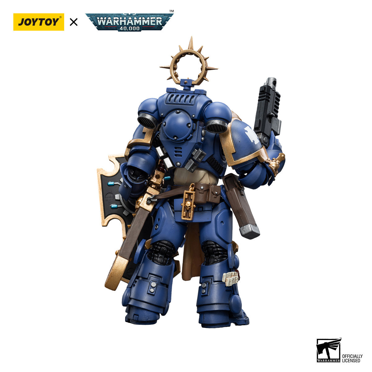 JOYTOY Warhammer 40K Ultramarines Bladeguard Veteran Brother Sergeant Proximo figure
