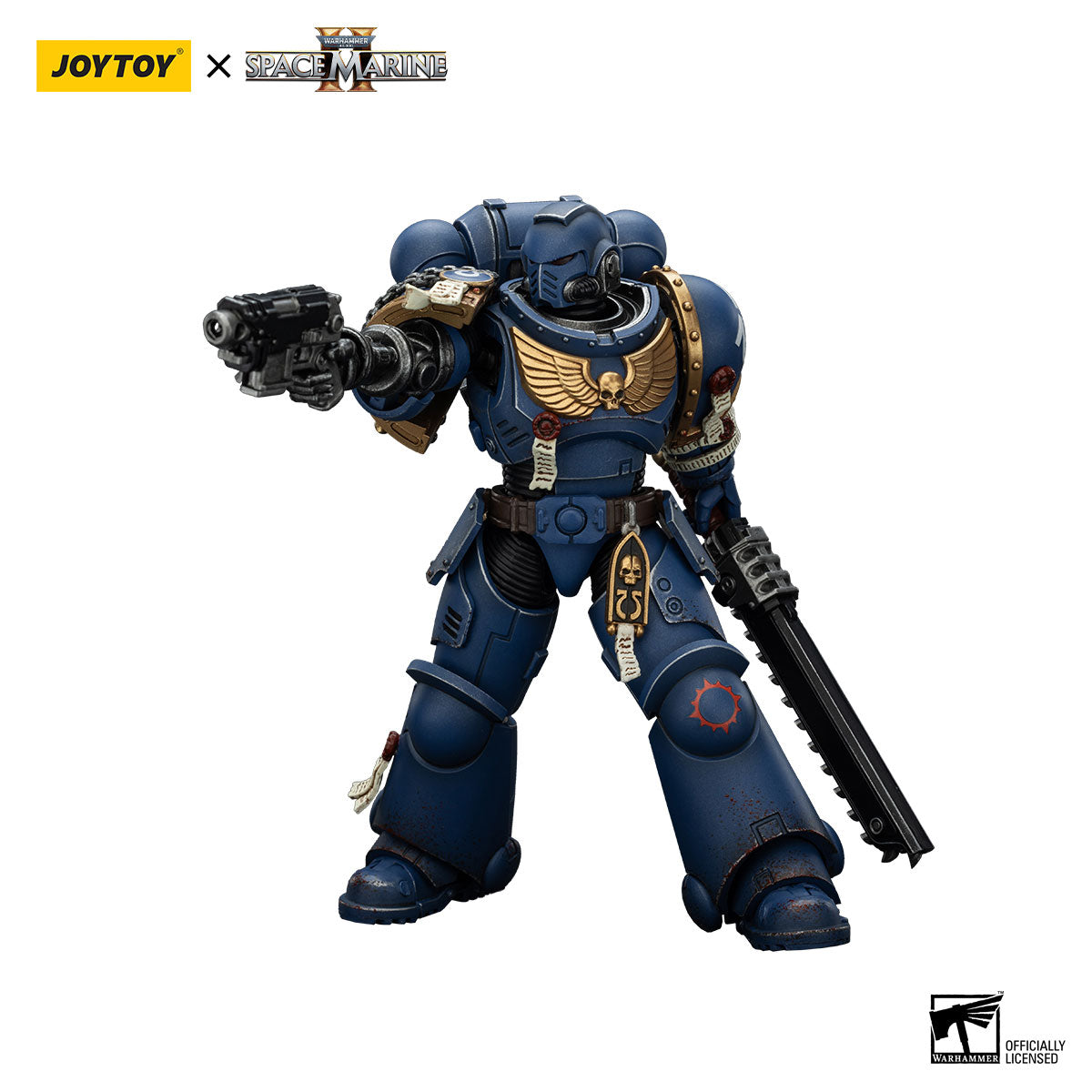 JOYTOY Warhammer 40K Space Marine 2 Ultramarines Brother Chairon-Collectors Edition figure