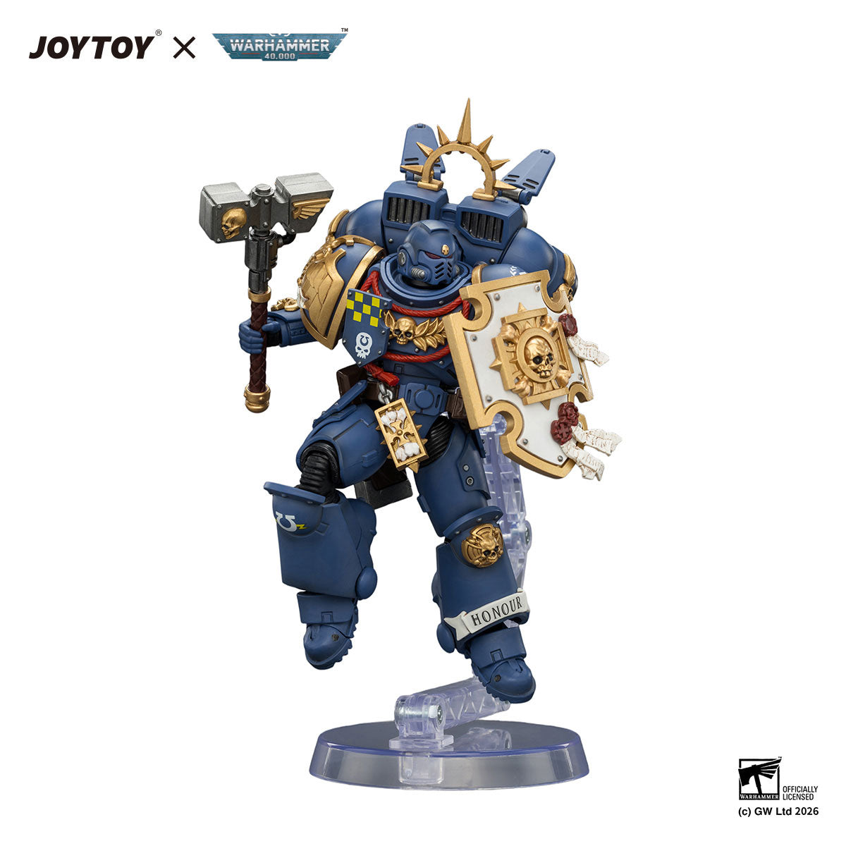 JOYTOY Warhammer 40K Ultramarines Captain figure