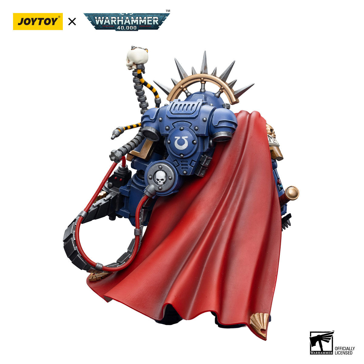 JOYTOY Warhammer 40K Ultramarines Captain in Gravis Armour figure