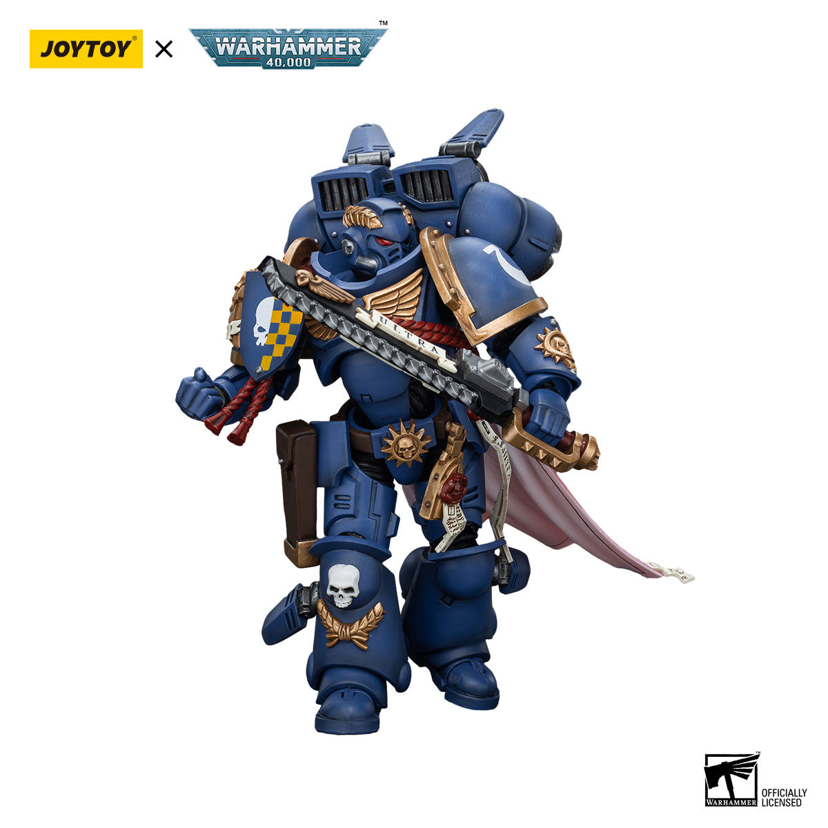 JOYTOY Warhammer 40K Ultramarines Captain figure