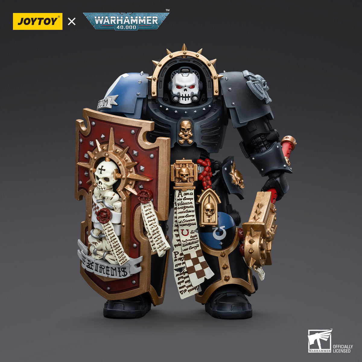 JOYTOY Warhammer 40K Ultramarines Chaplain in Terminator Armour figure