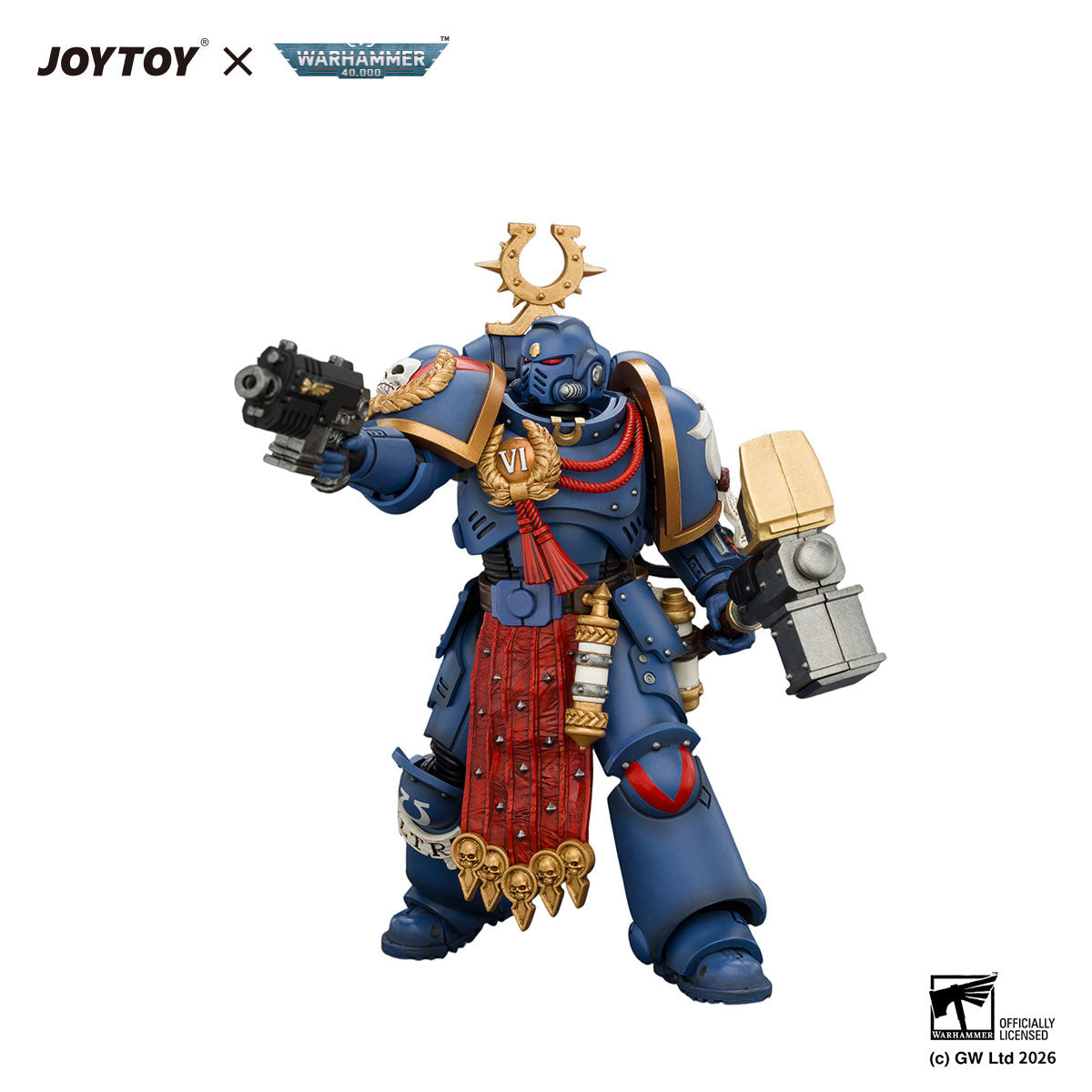 JOYTOY Warhammer 40K Ultramarines Ferren Areios figure