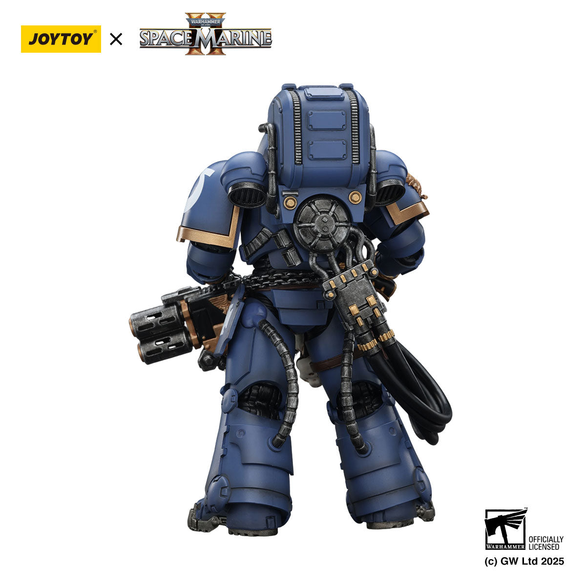 JOYTOY Warhammer 40K Space Marine 2 Ultramarines Heavy Artificer Armor figure