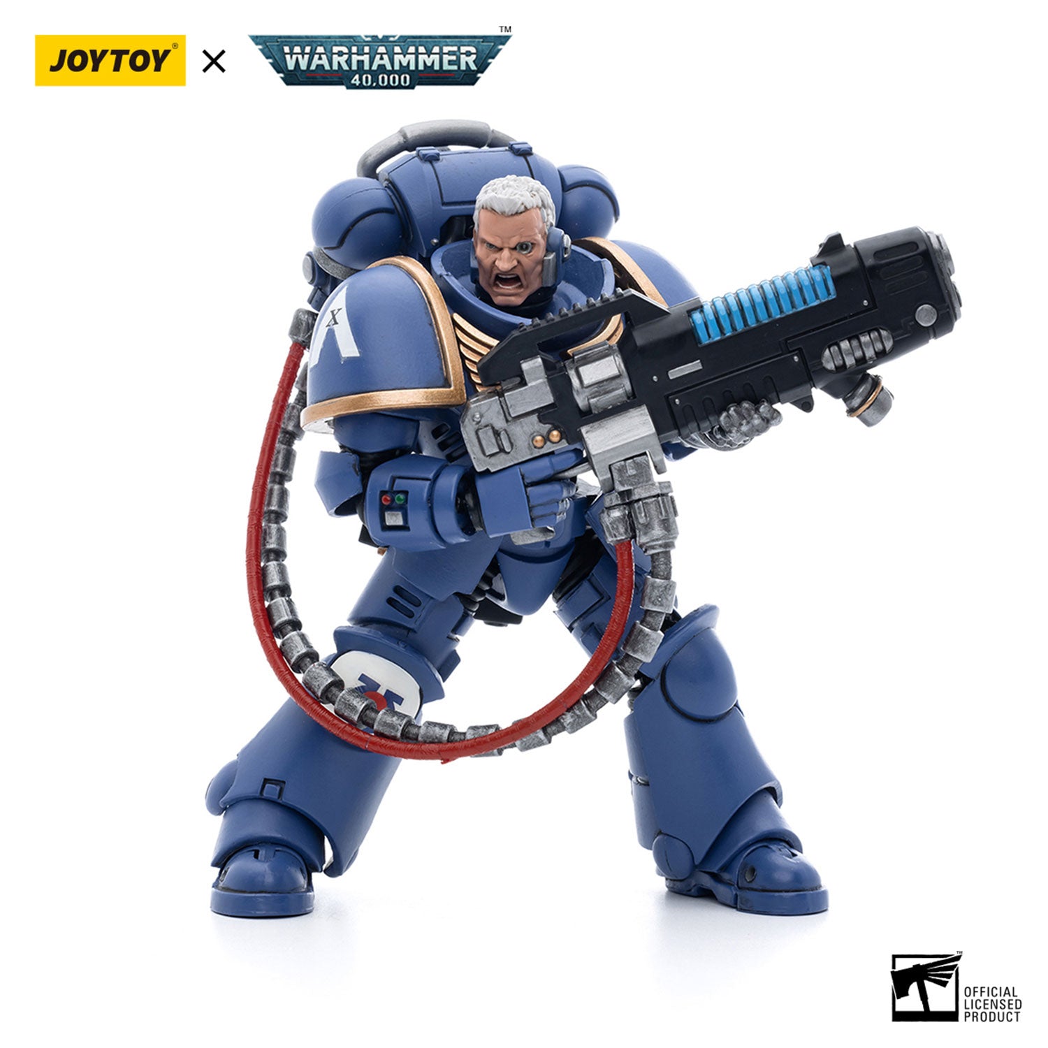 JOYTOY Warhammer 40K Ultramarines Hellblasters Sergeant Ulaxes figure