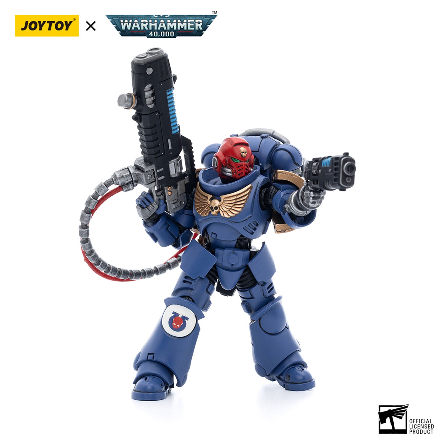 JOYTOY Warhammer 40K Ultramarines Hellblasters Sergeant Ulaxes figure