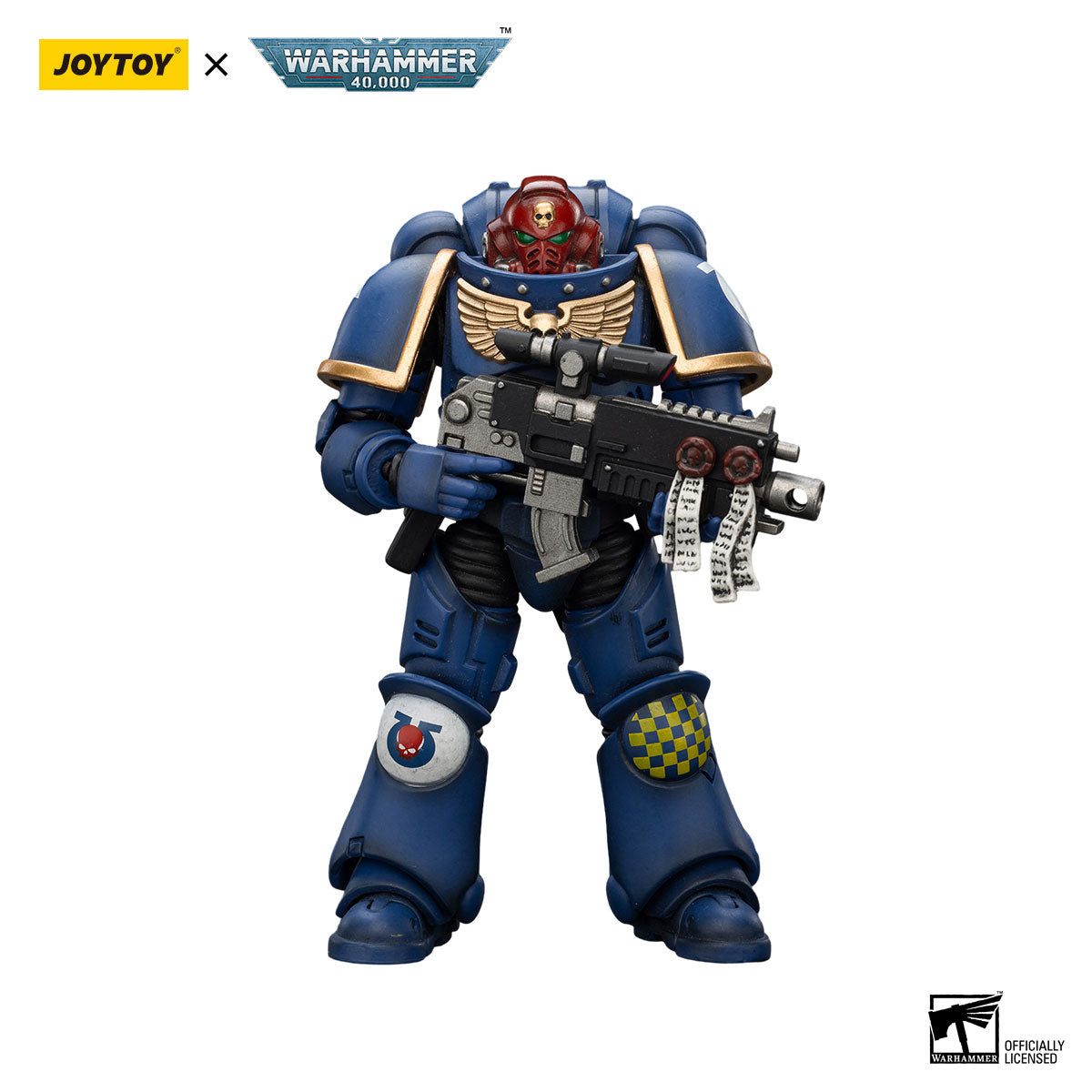 JOYTOY Warhammer 40K Ultramarines Heroes of the Chapter Brother Veteran Sergeant Castor figure