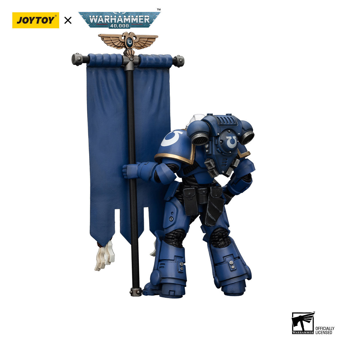 JOYTOY Warhammer 40K Ultramarines Heroes of the Chapter Primaris Ancient Posca figure