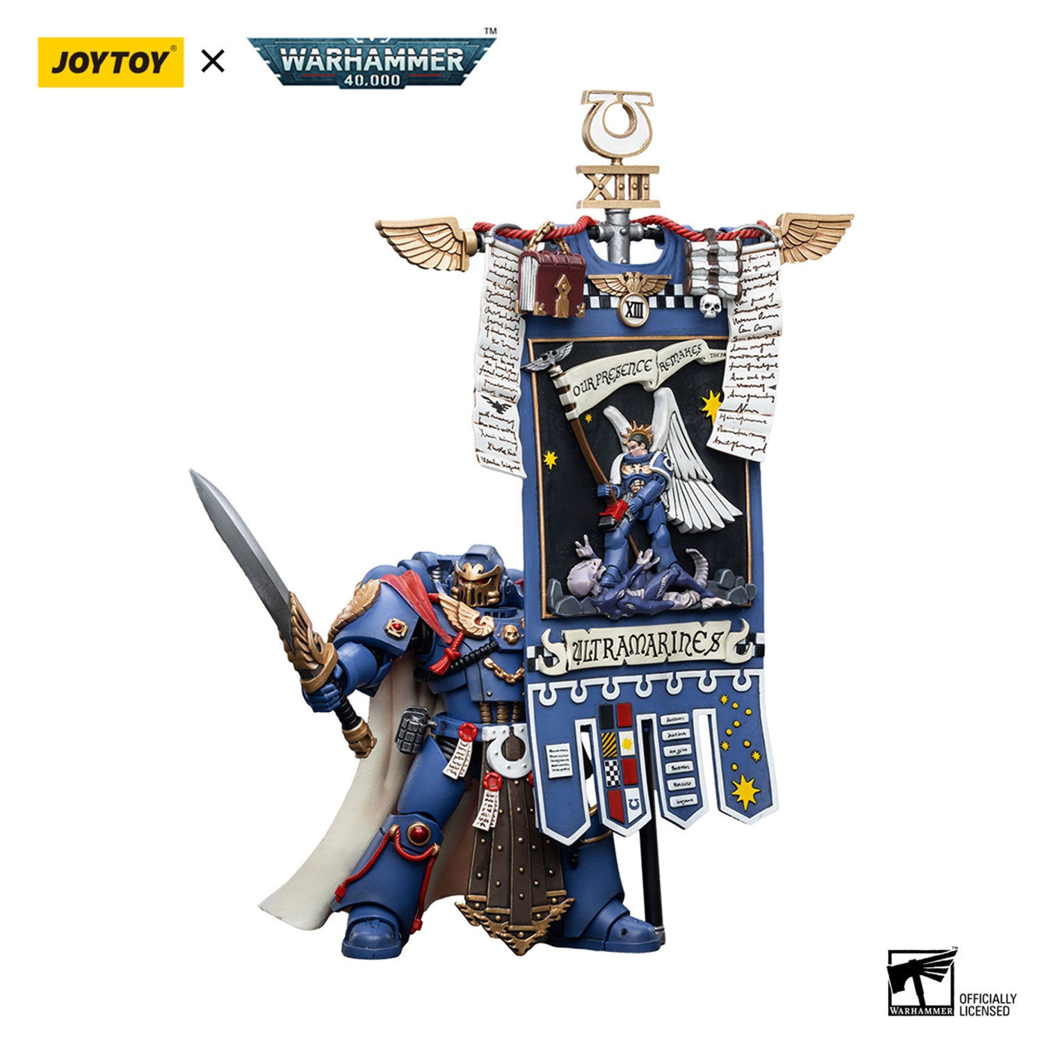 JOYTOY Warhammer 40K Ultramarines Honour Guard Chapter Ancient figure