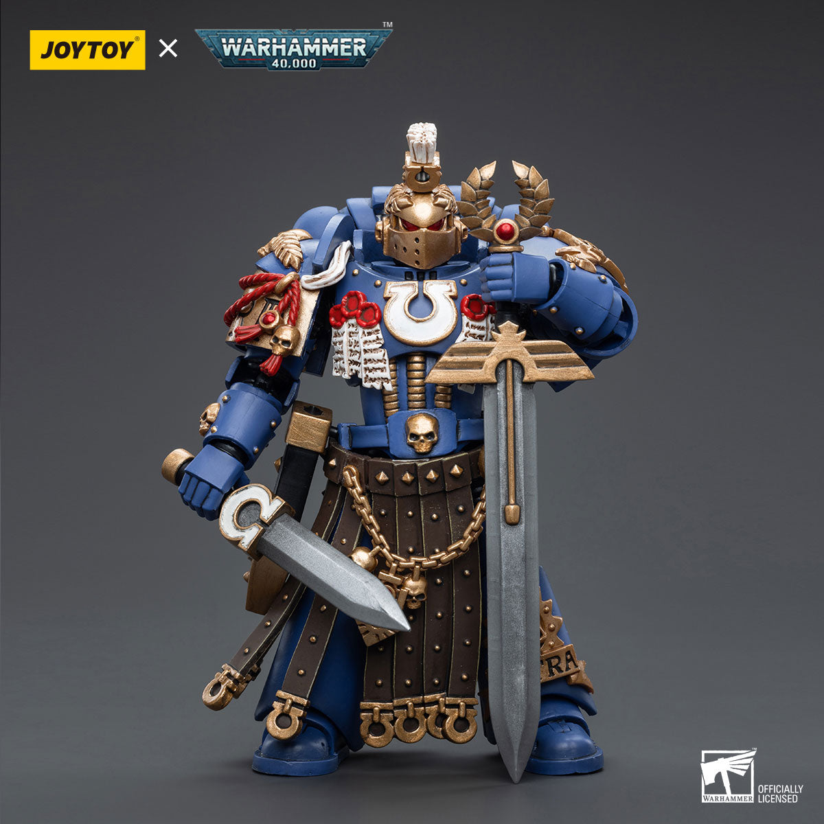JOYTOY Warhammer 40K Ultramarines Honour Guard Chapter Champion figure
