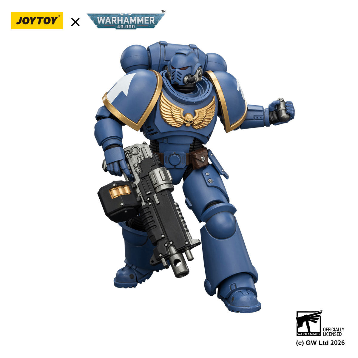 JOYTOY Warhammer 40K Ultramarines Intercessor figure