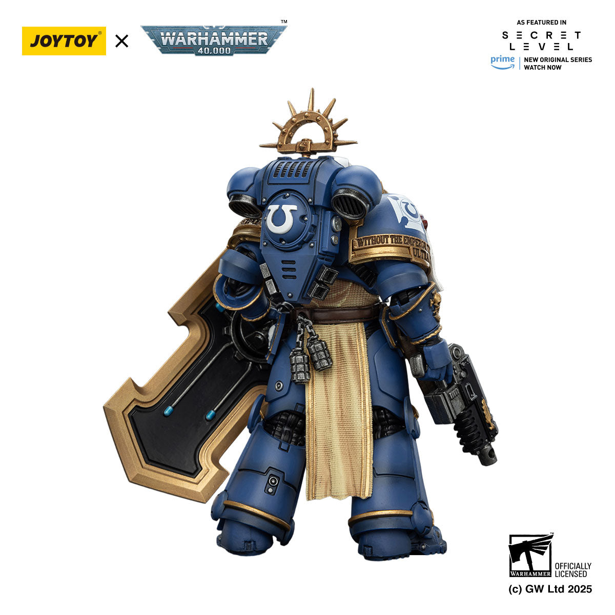 JOYTOY Warhammer 40K Ultramarines Levantus figure