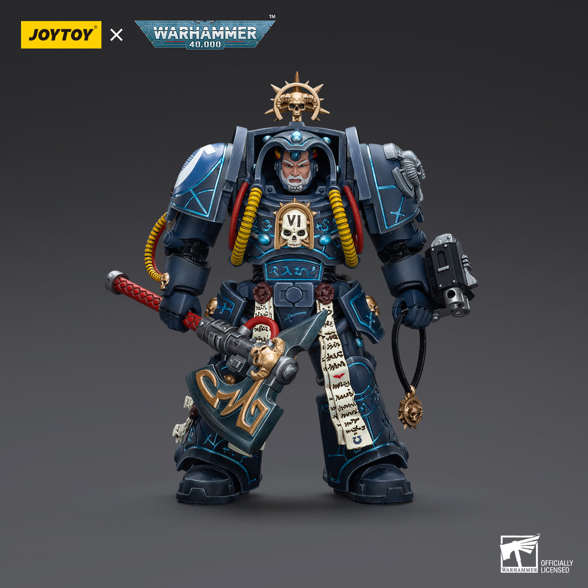 JOYTOY Warhammer 40K Ultramarines Librarian in Terminator Armour figure