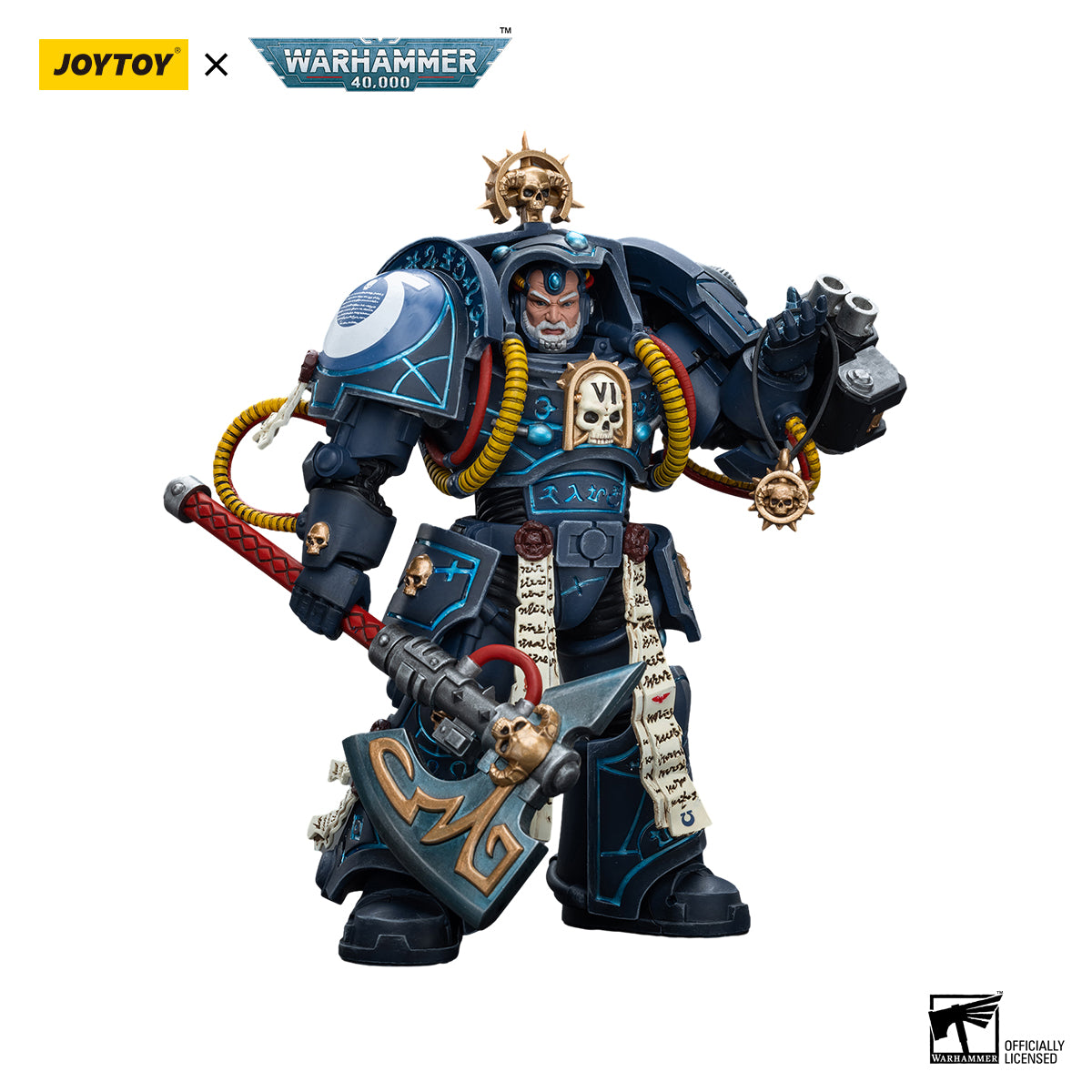 JOYTOY Warhammer 40K Ultramarines Librarian in Terminator Armour figure