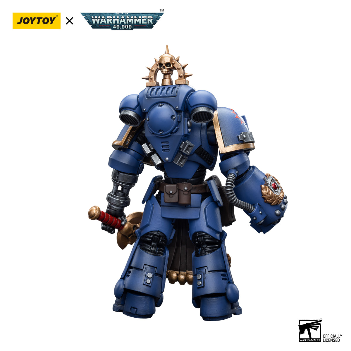 JOYTOY Warhammer 40K Ultramarines Lieutenant figure