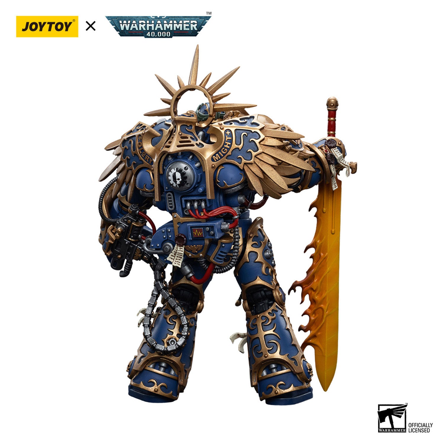 JOYTOY Warhammer 40K Ultramarines Primarch Roboute Guilliman figure
