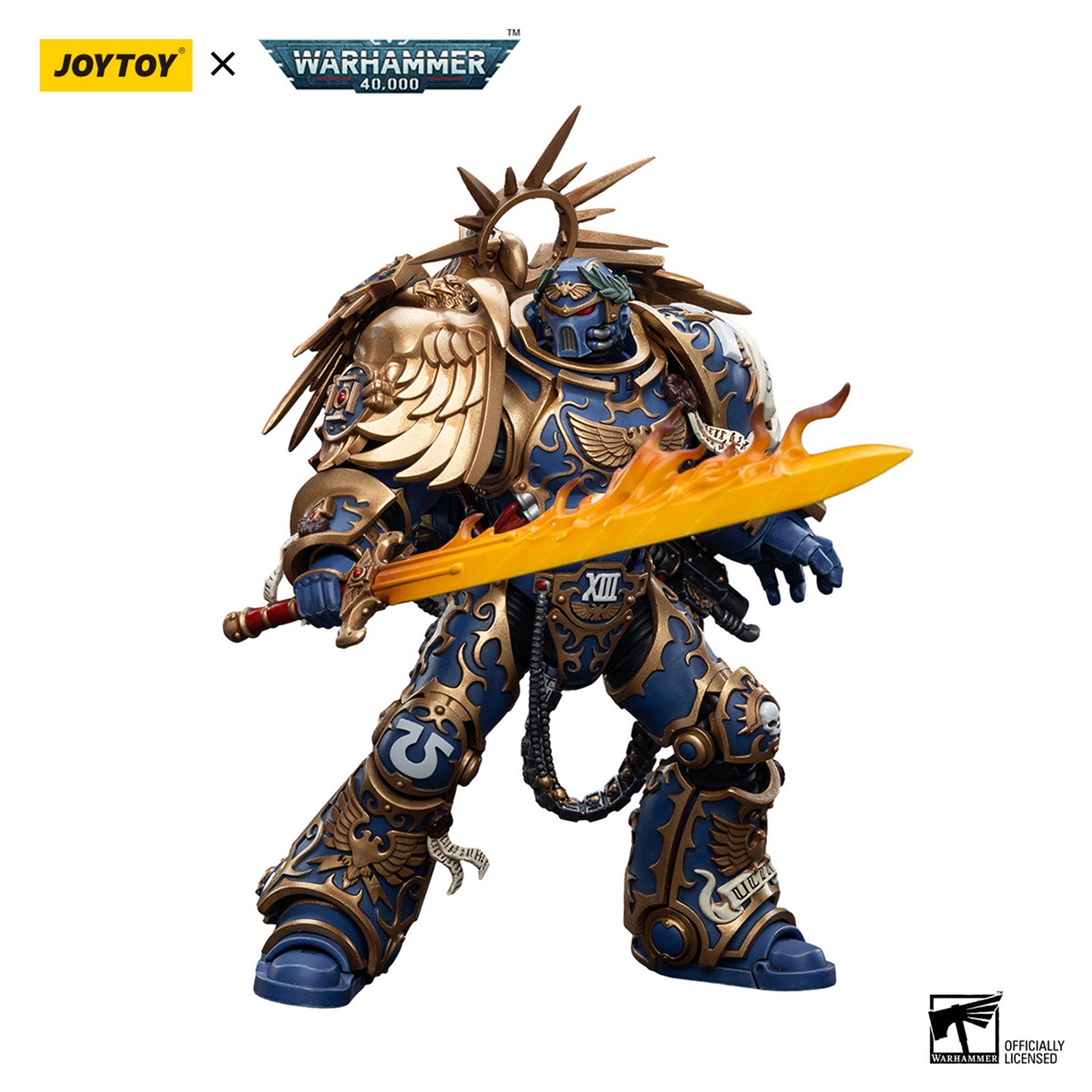 JOYTOY Warhammer 40K Ultramarines Primarch Roboute Guilliman figure