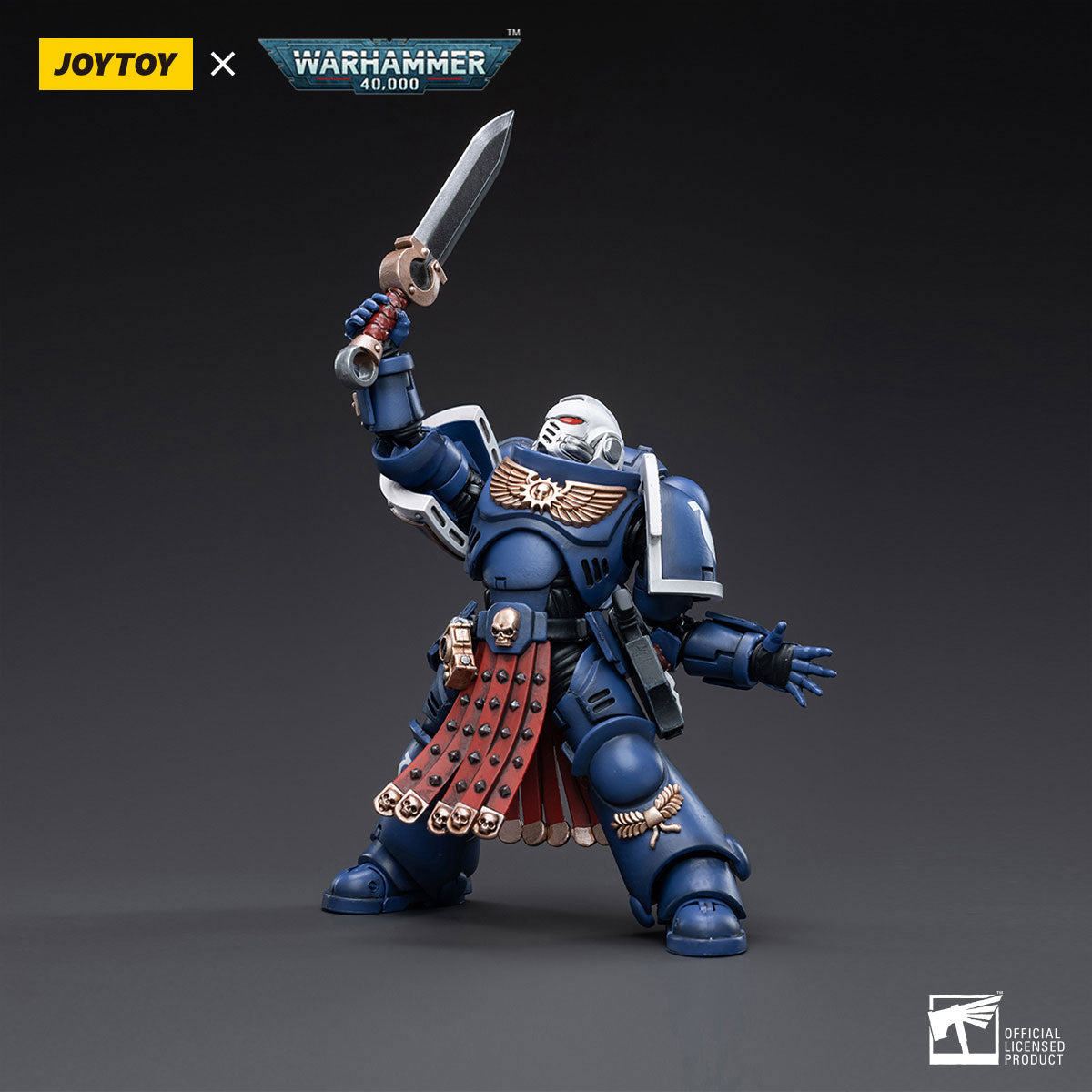 JOYTOY Warhammer 40K Ultramarines Primaris Assault Veteran Intercessor figure