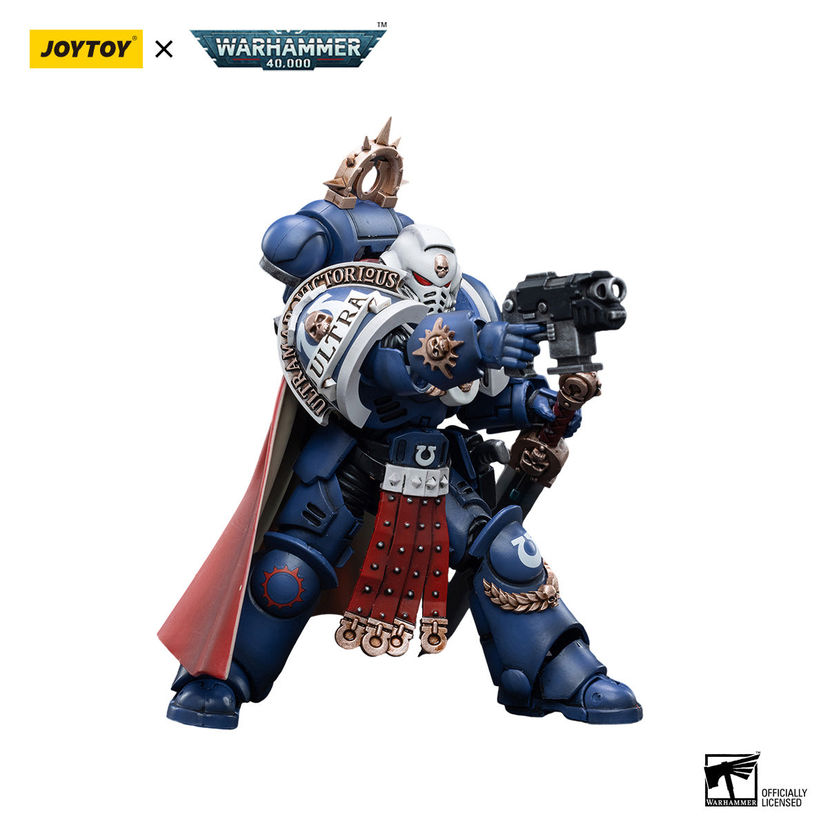 JOYTOY Warhammer 40K Ultramarines Primaris Captain figure