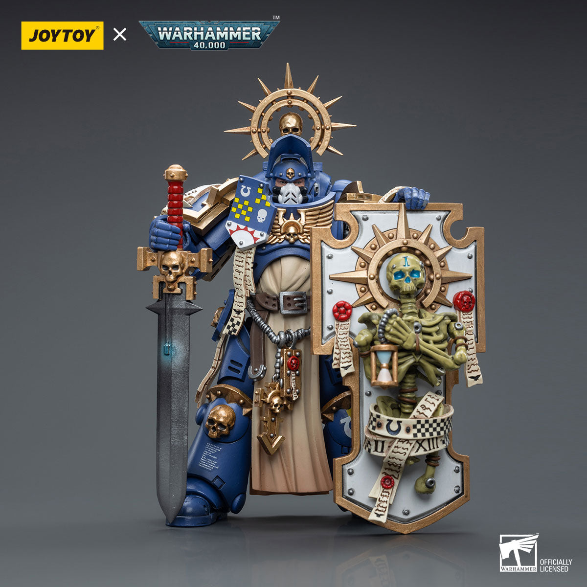 JOYTOY Warhammer 40K Ultramarines Primaris Captain figure