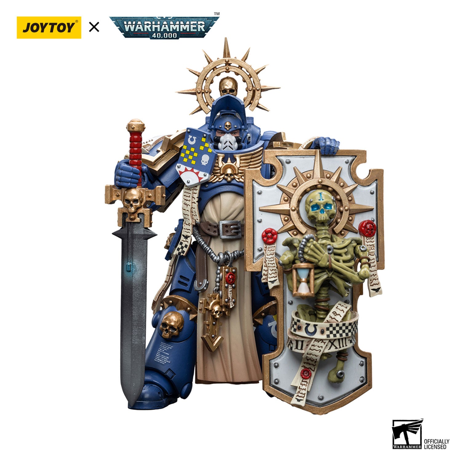 JOYTOY Warhammer 40K Ultramarines Primaris Captain figure