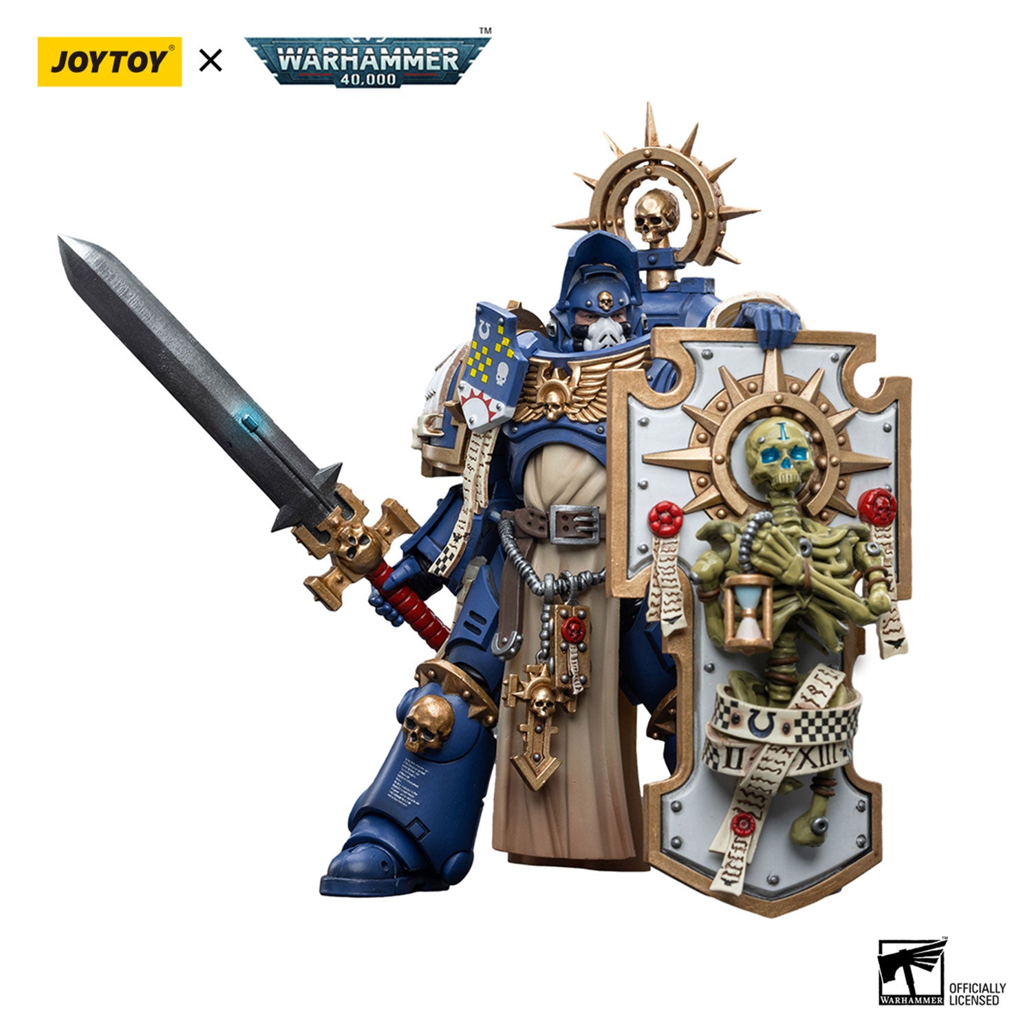 JOYTOY Warhammer 40K Ultramarines Primaris Captain figure