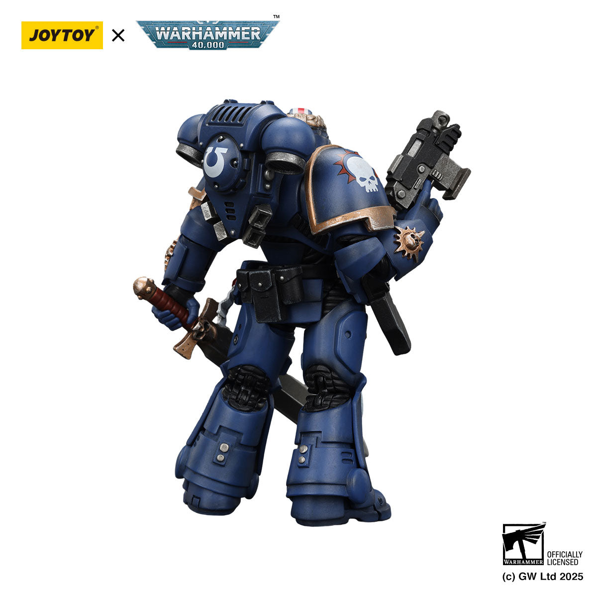 JOYTOY Warhammer 40K Ultramarines Primaris Lieutenant Argaranthe figure