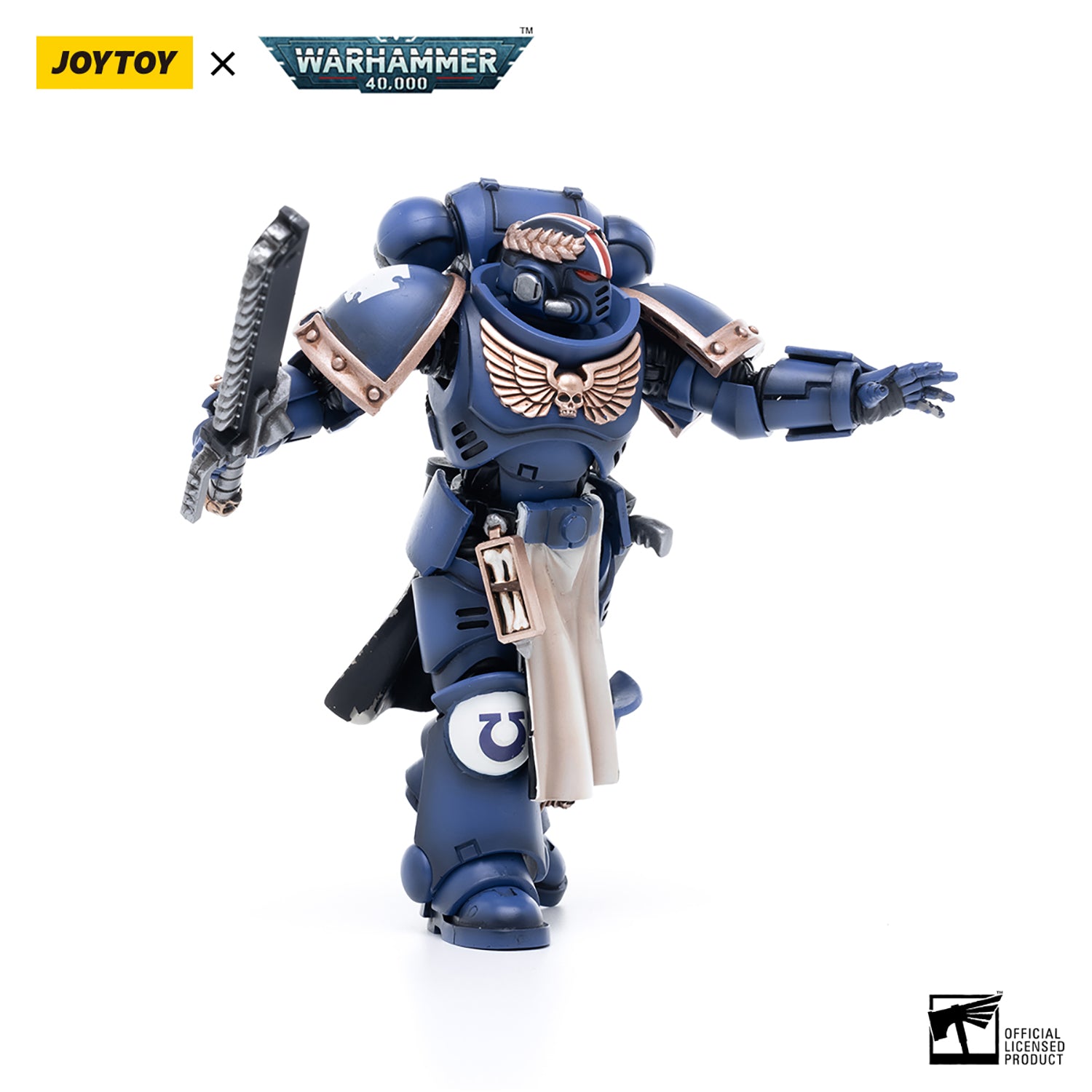 JOYTOY Warhammer 40K Ultramarines Primaris Lieutenant Horatius figure