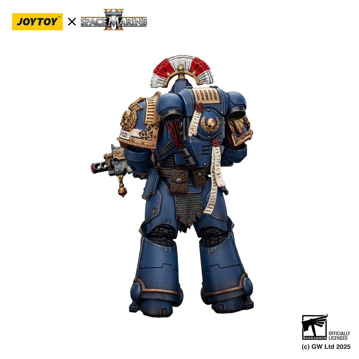 JOYTOY Warhammer 40K Space Marine 2 Ultramarines Relic Secundus Armour figure
