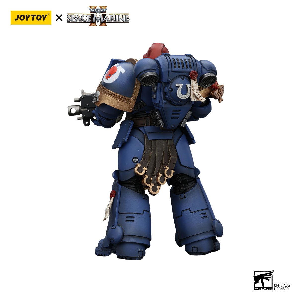 JOYTOY Warhammer 40K Space Marine 2 Ultramarines Sergeant Gadriel figure