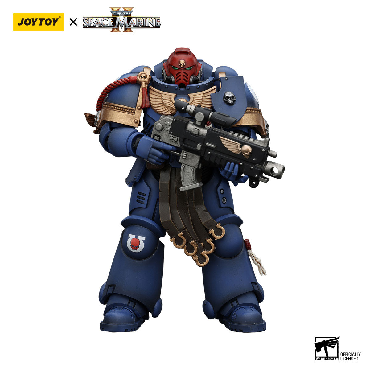 JOYTOY Warhammer 40K Space Marine 2 Ultramarines Sergeant Gadriel figure
