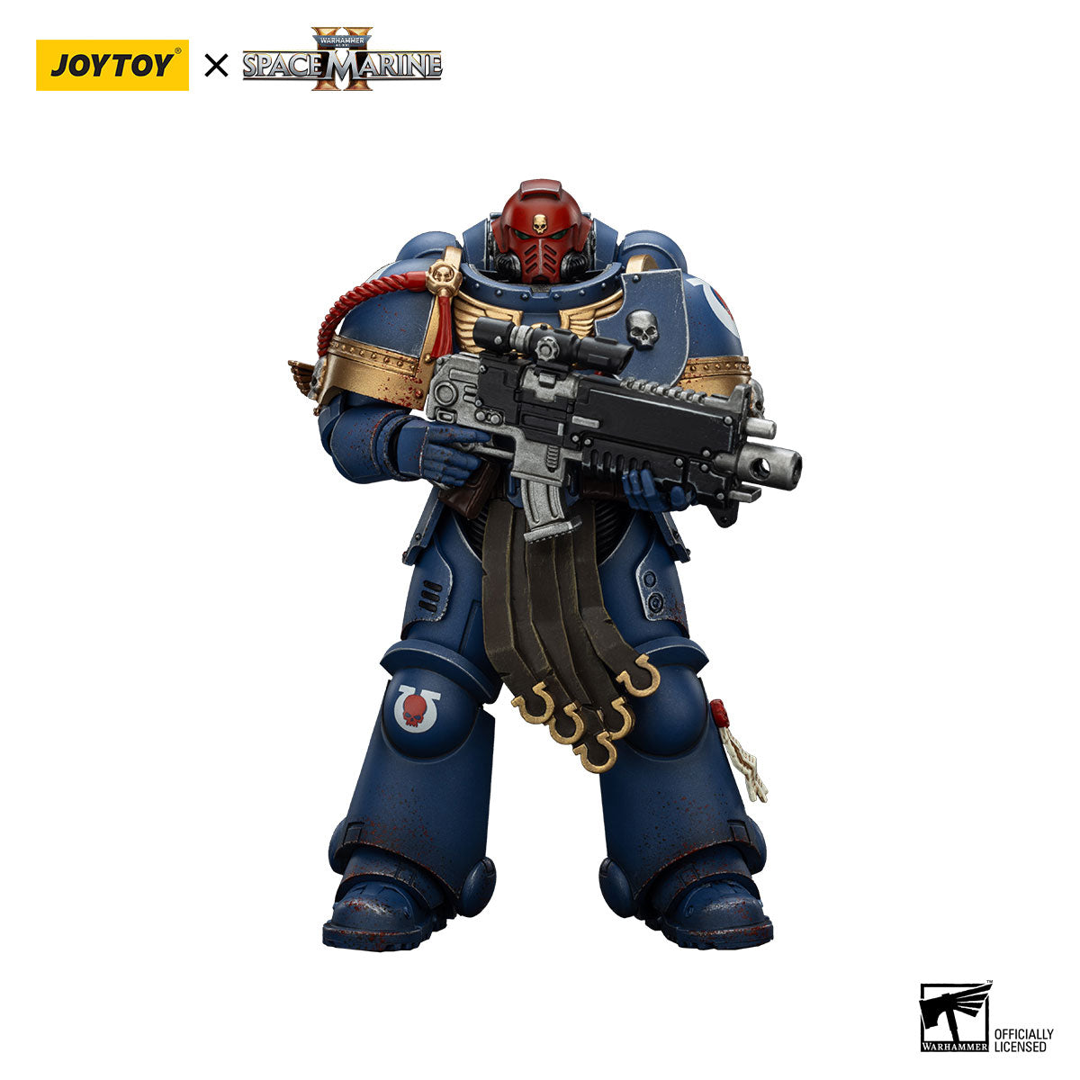 JOYTOY Warhammer 40K Space Marine 2 Ultramarines Sergeant Gadriel-Collectors Edition figure