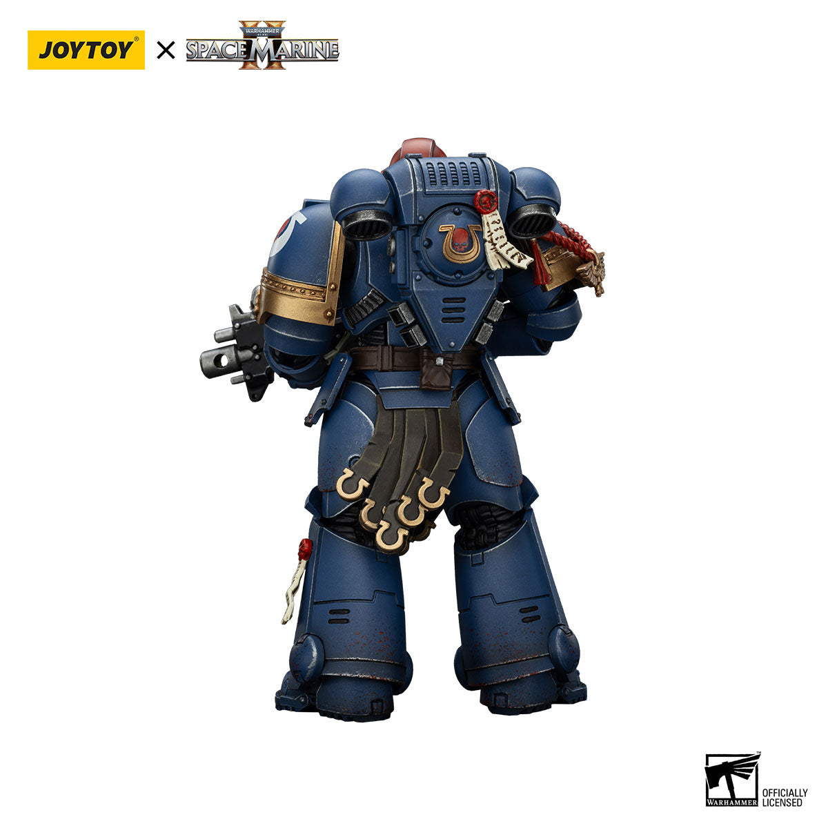 JOYTOY Warhammer 40K Space Marine 2 Ultramarines Sergeant Gadriel-Collectors Edition figure