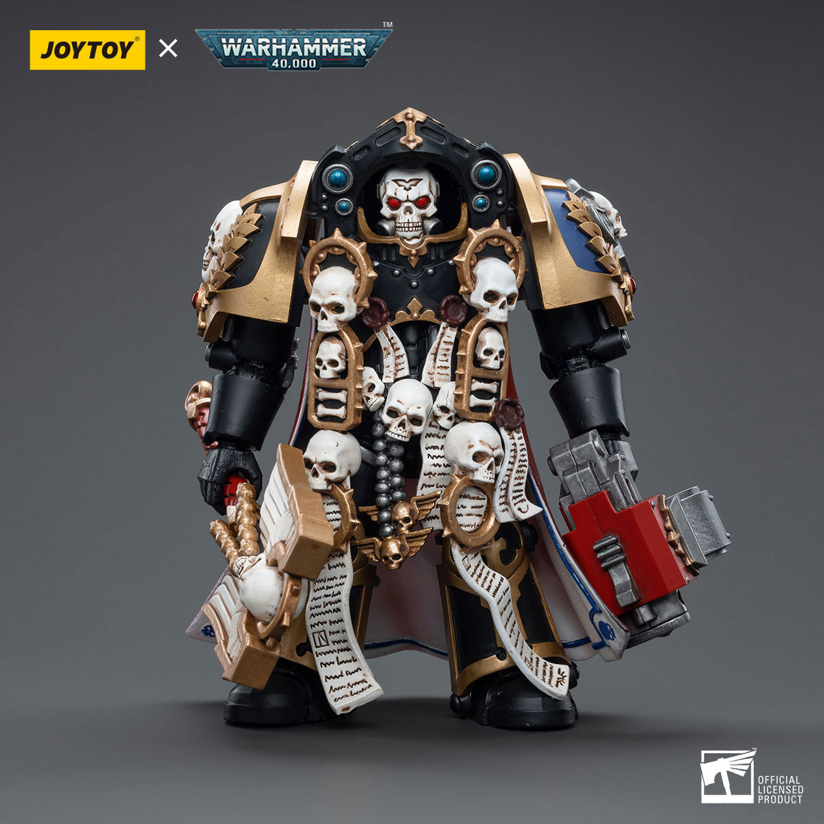 JOYTOY Warhammer 40K Ultramarines Terminator Chaplain Brother Vanius figure