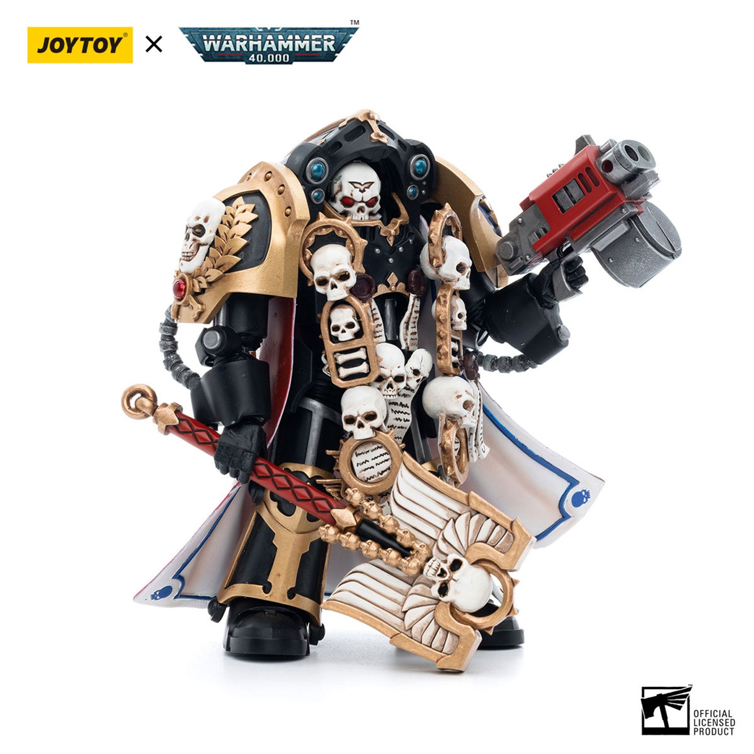 JOYTOY Warhammer 40K Ultramarines Terminator Chaplain Brother Vanius figure