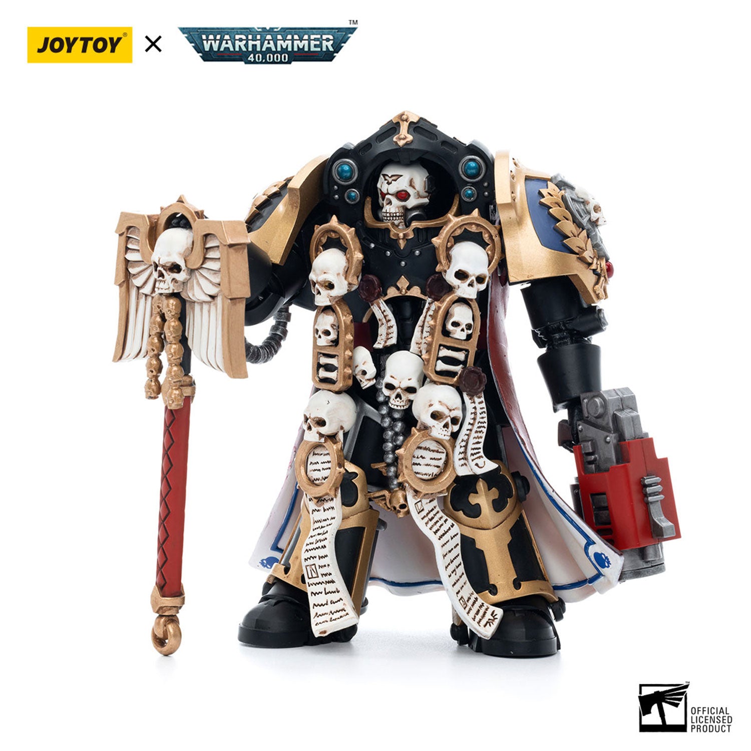 JOYTOY Warhammer 40K Ultramarines Terminator Chaplain Brother Vanius figure