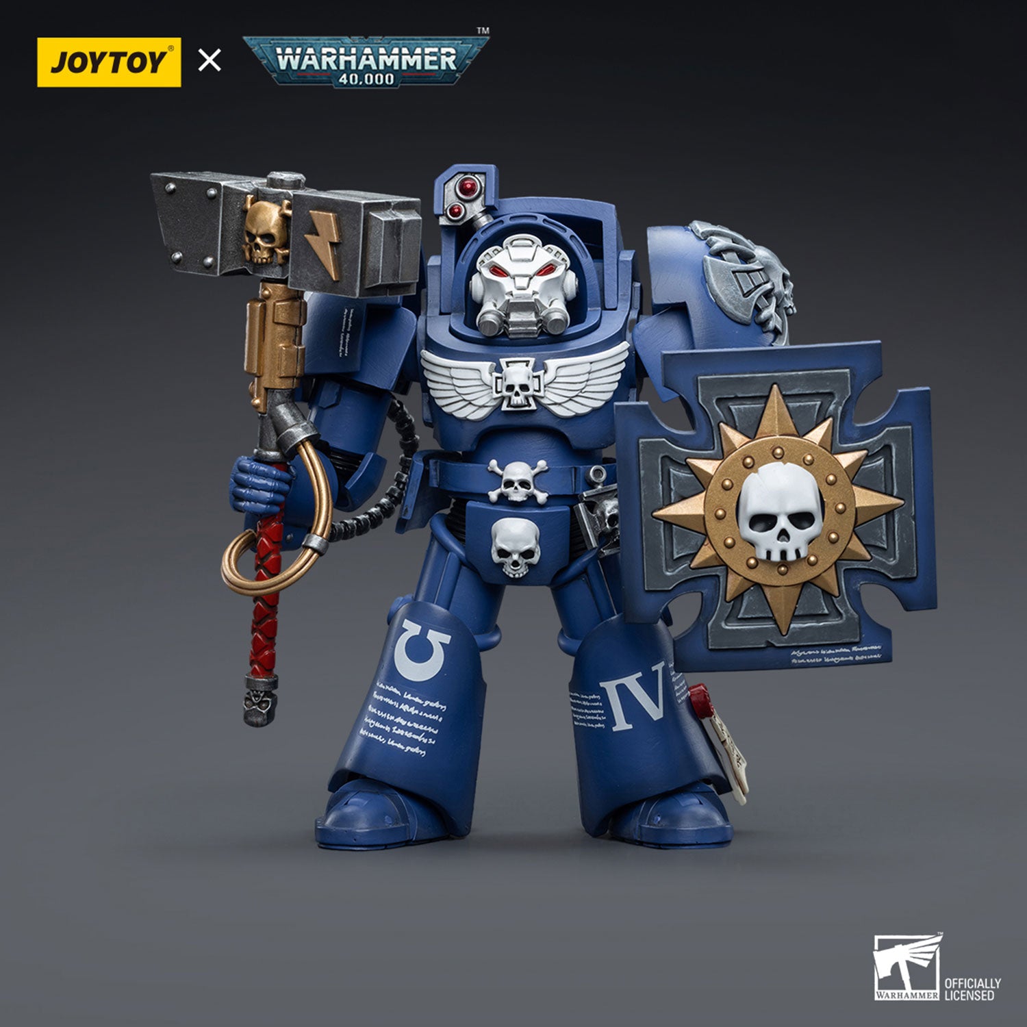 JOYTOY Warhammer 40K Ultramarines Terminators Brother Acastian figure