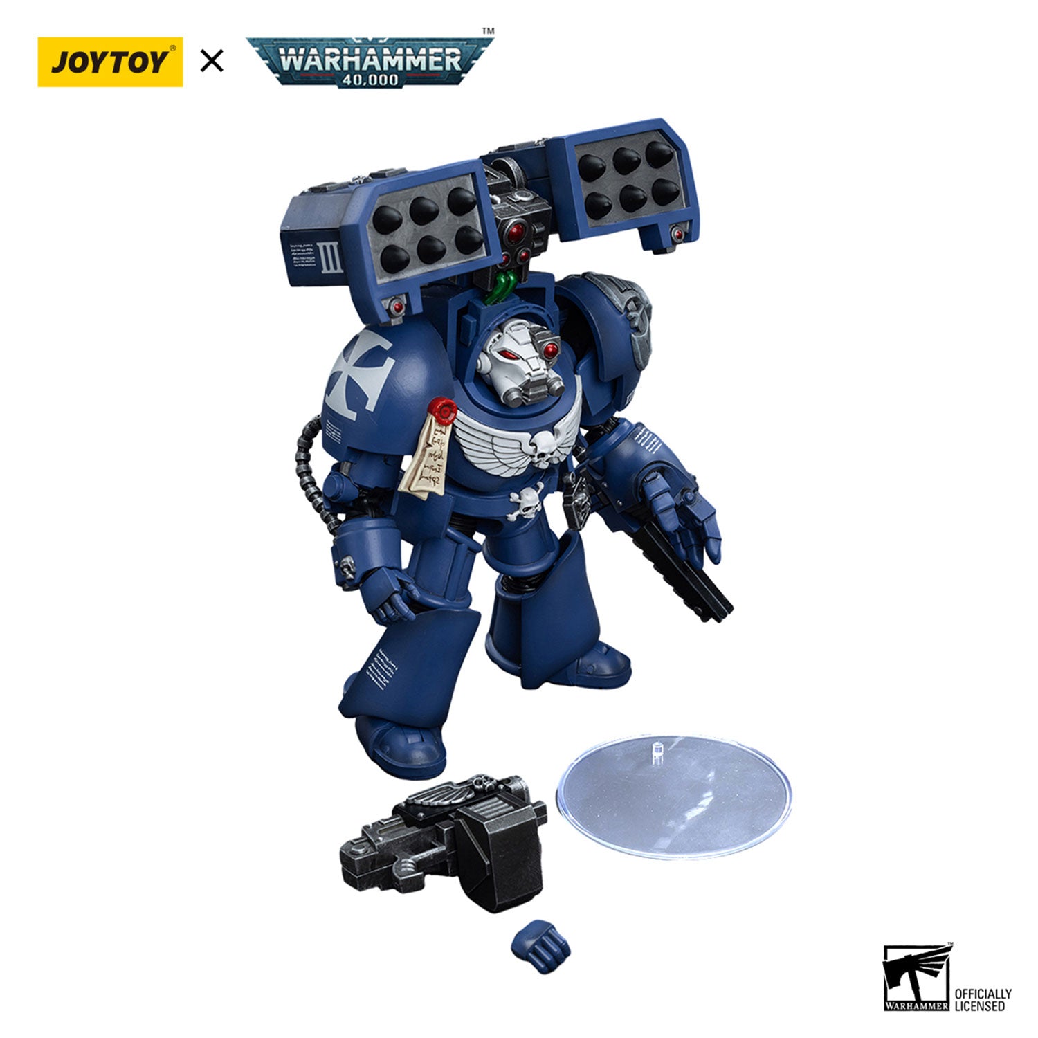 JOYTOY Warhammer 40K Ultramarines Terminators Brother Andrus figure
