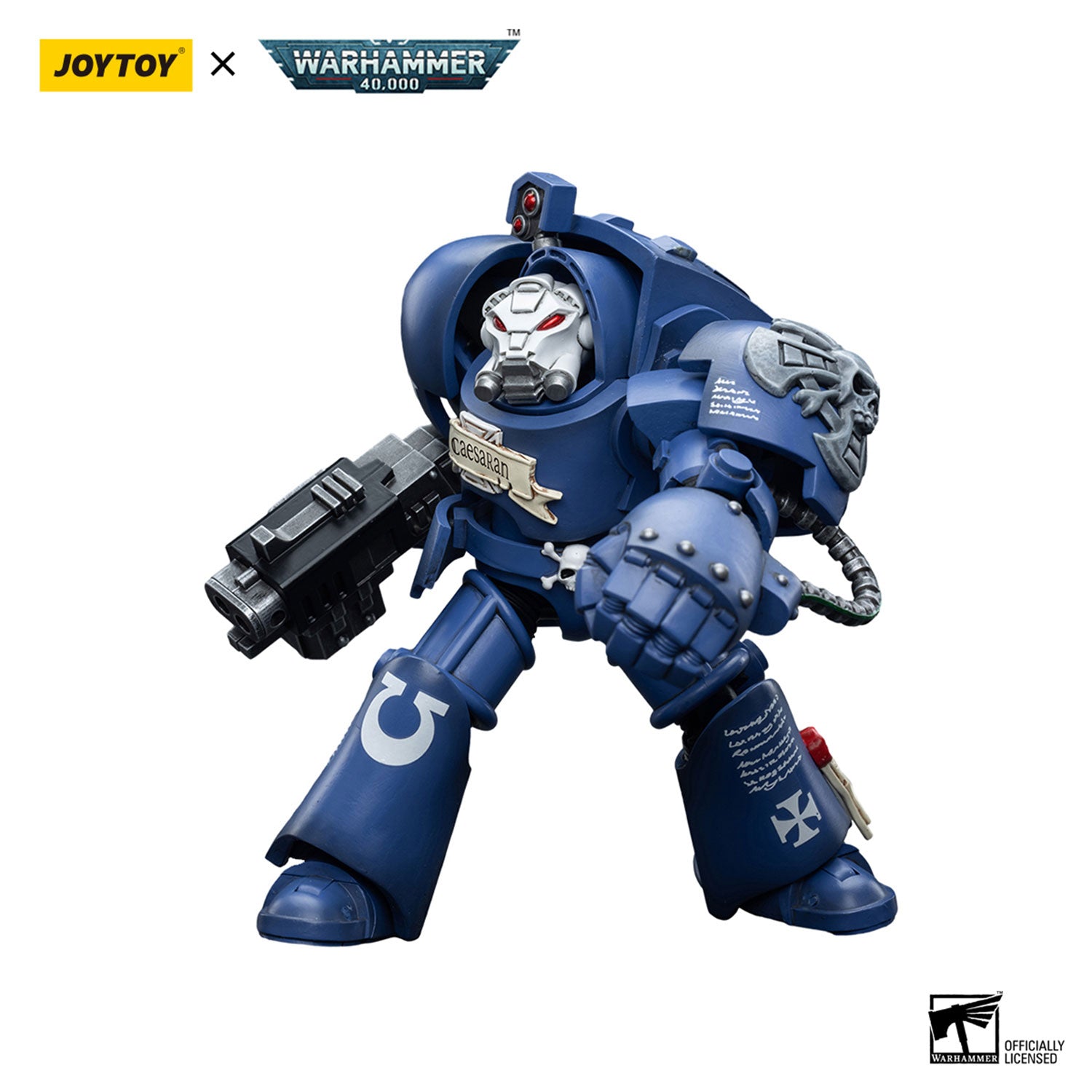 JOYTOY Warhammer 40K Ultramarines Terminators Brother Caesaran figure