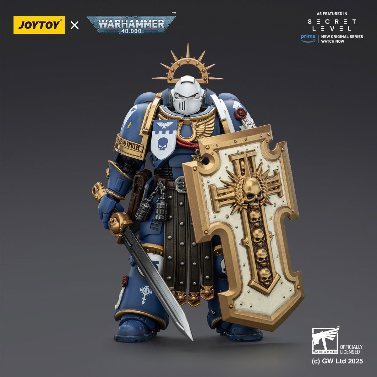 JOYTOY Warhammer 40K Ultramarines Torvald figure