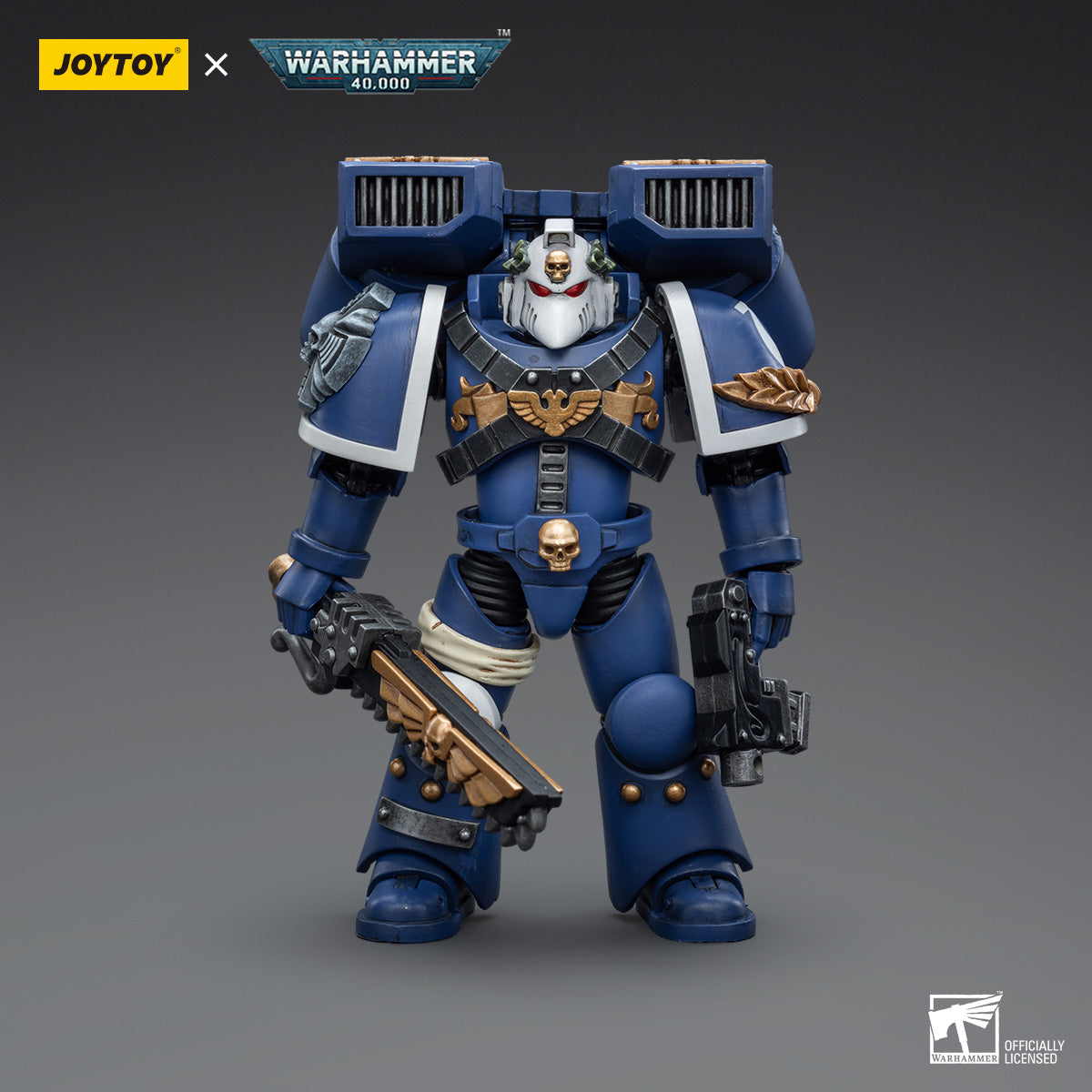 JOYTOY Warhammer 40K Ultramarines Vanguard Veteran figure