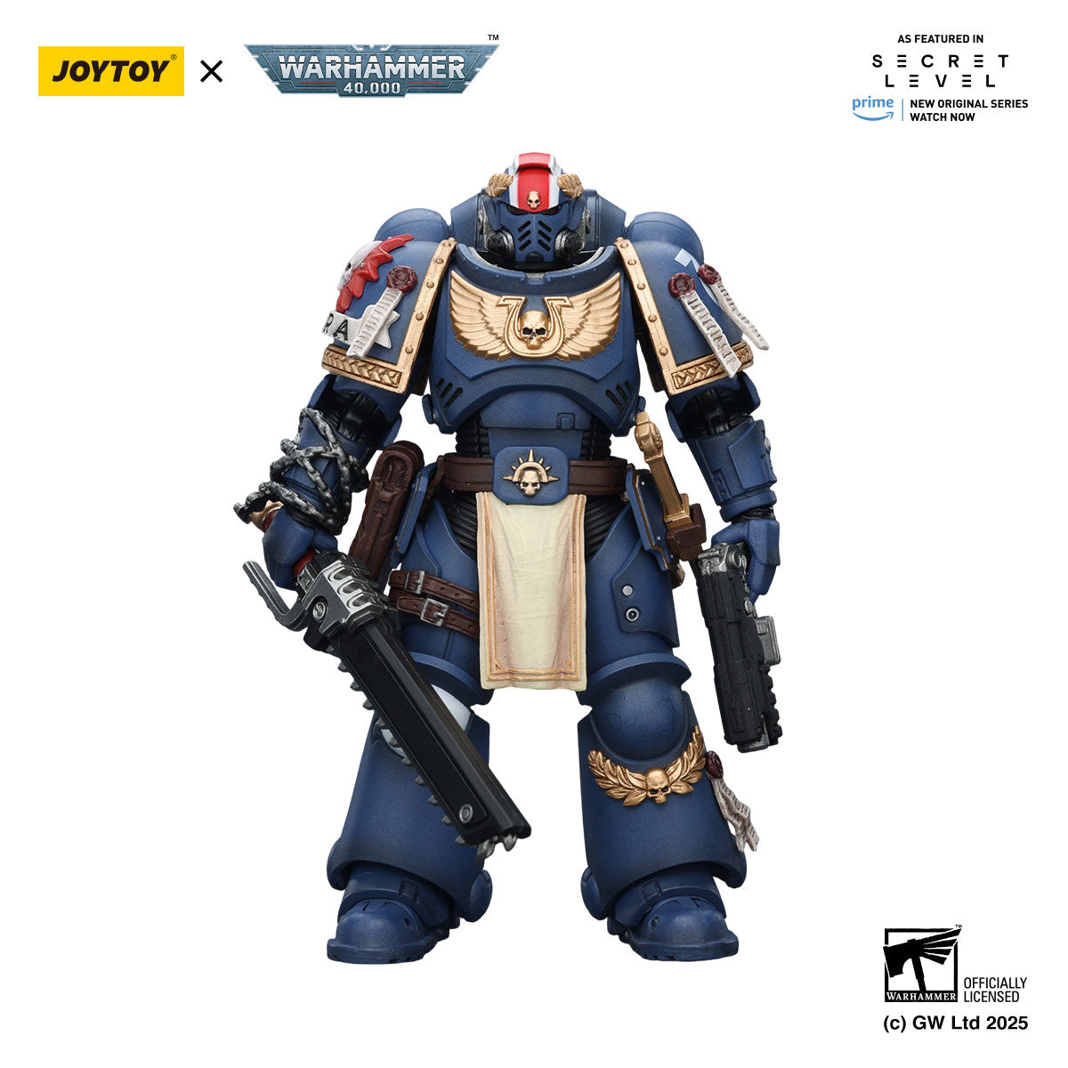JOYTOY Warhammer 40K Ultramarines Titus figure