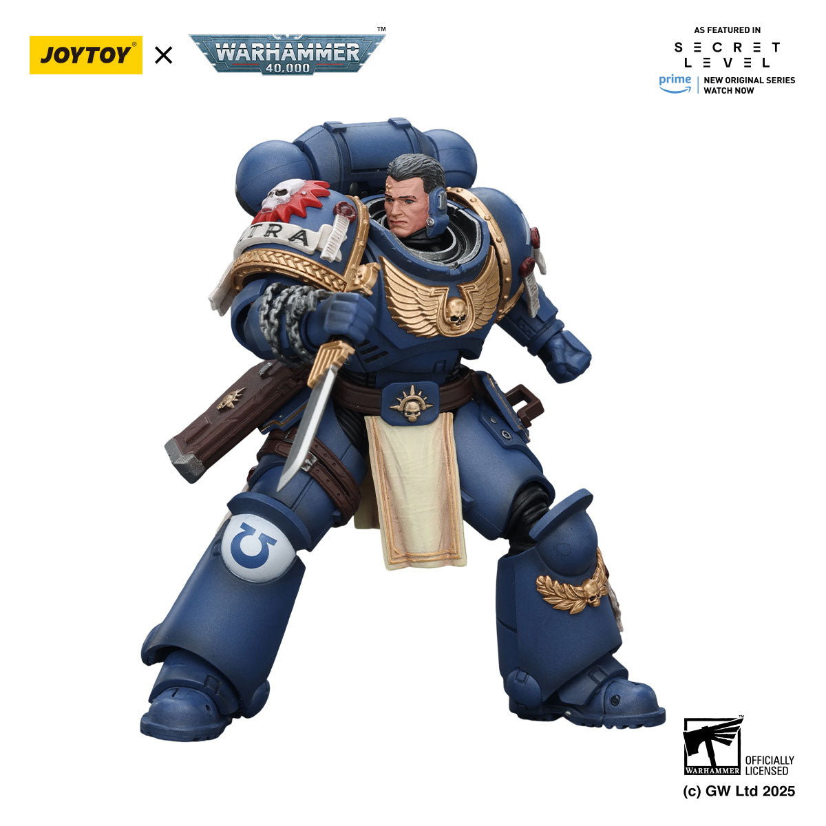 JOYTOY Warhammer 40K Ultramarines Titus figure